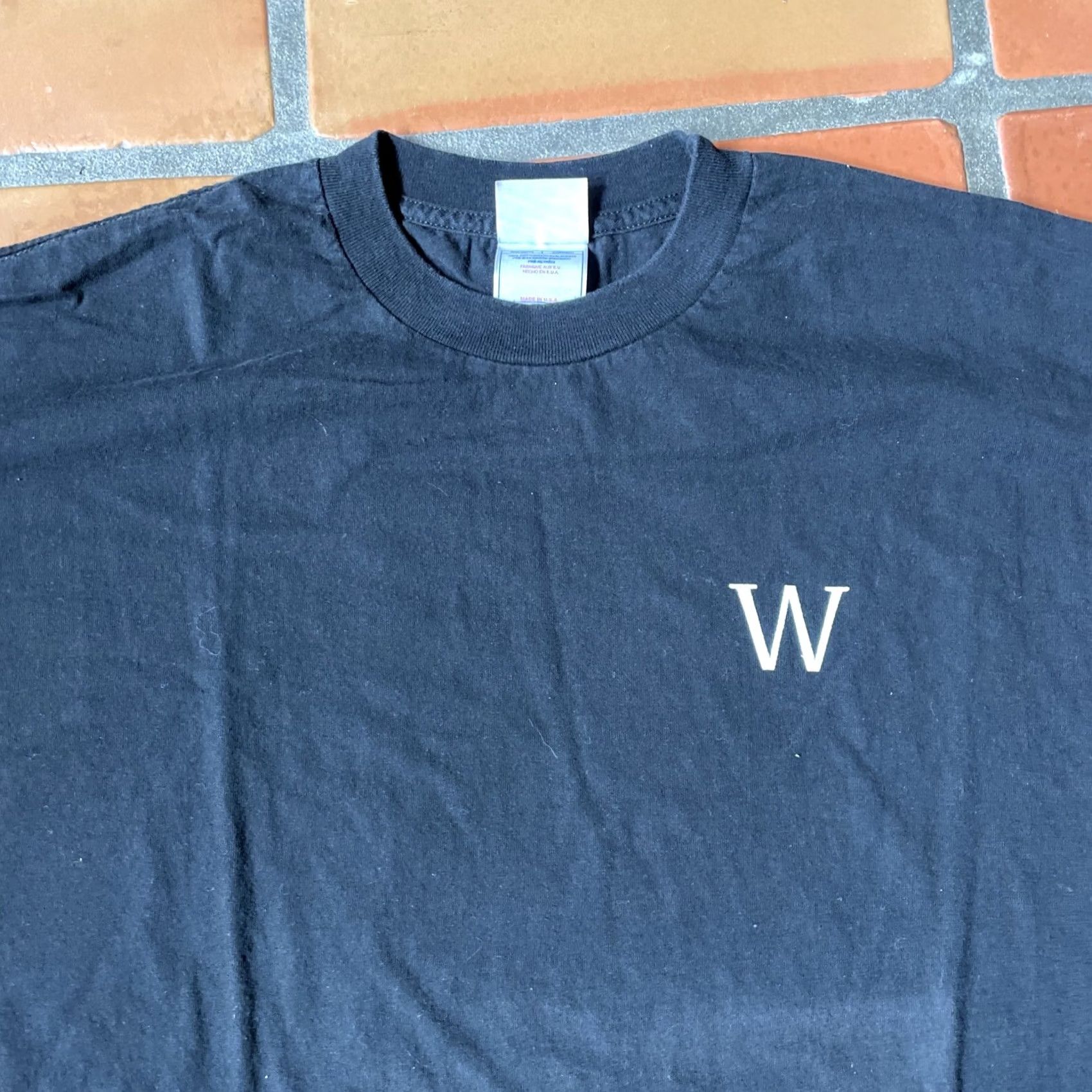 George VINTAGE Murina Mens XL Black T-Shirt Made In USA W The President George W Bush Shirt Size US XL / EU 56 / 4 - 5 Thumbnail