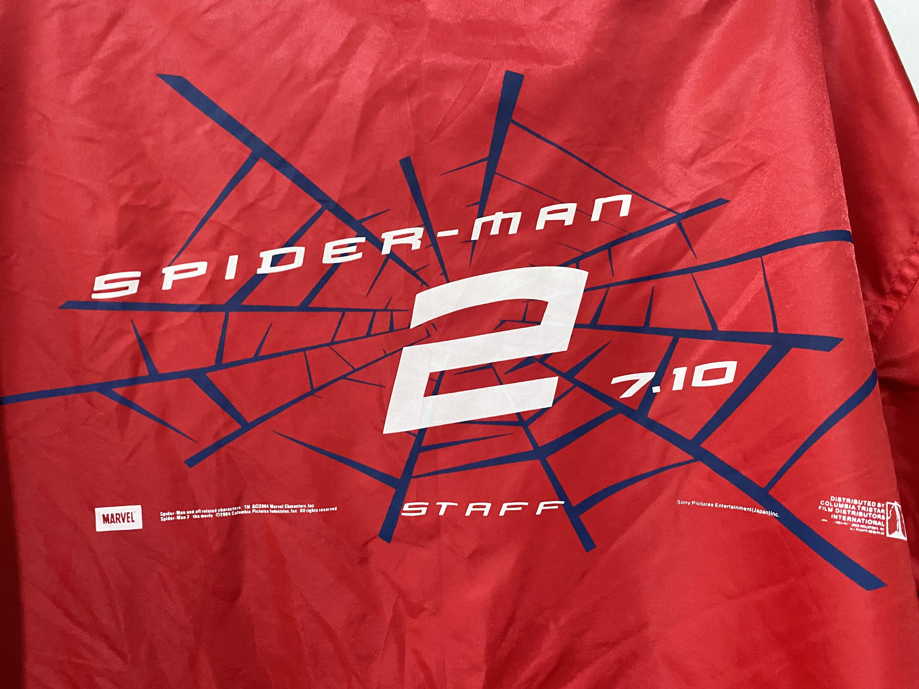 Vintage Vintage 2004 Spider-Man 2 Nylon Jacket Size US L / EU 52-54 / 3 - 2 Thumbnail