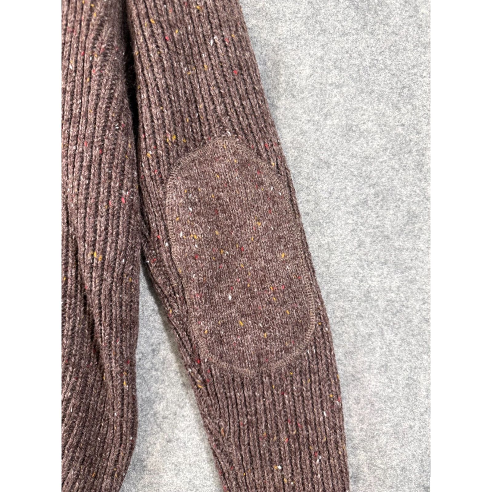Prana Prana Sweater Mens L Brown Knit Shawl Neck Elbow Patches Pullover Outdoor Size US L / EU 52-54 / 3 - 5 Thumbnail