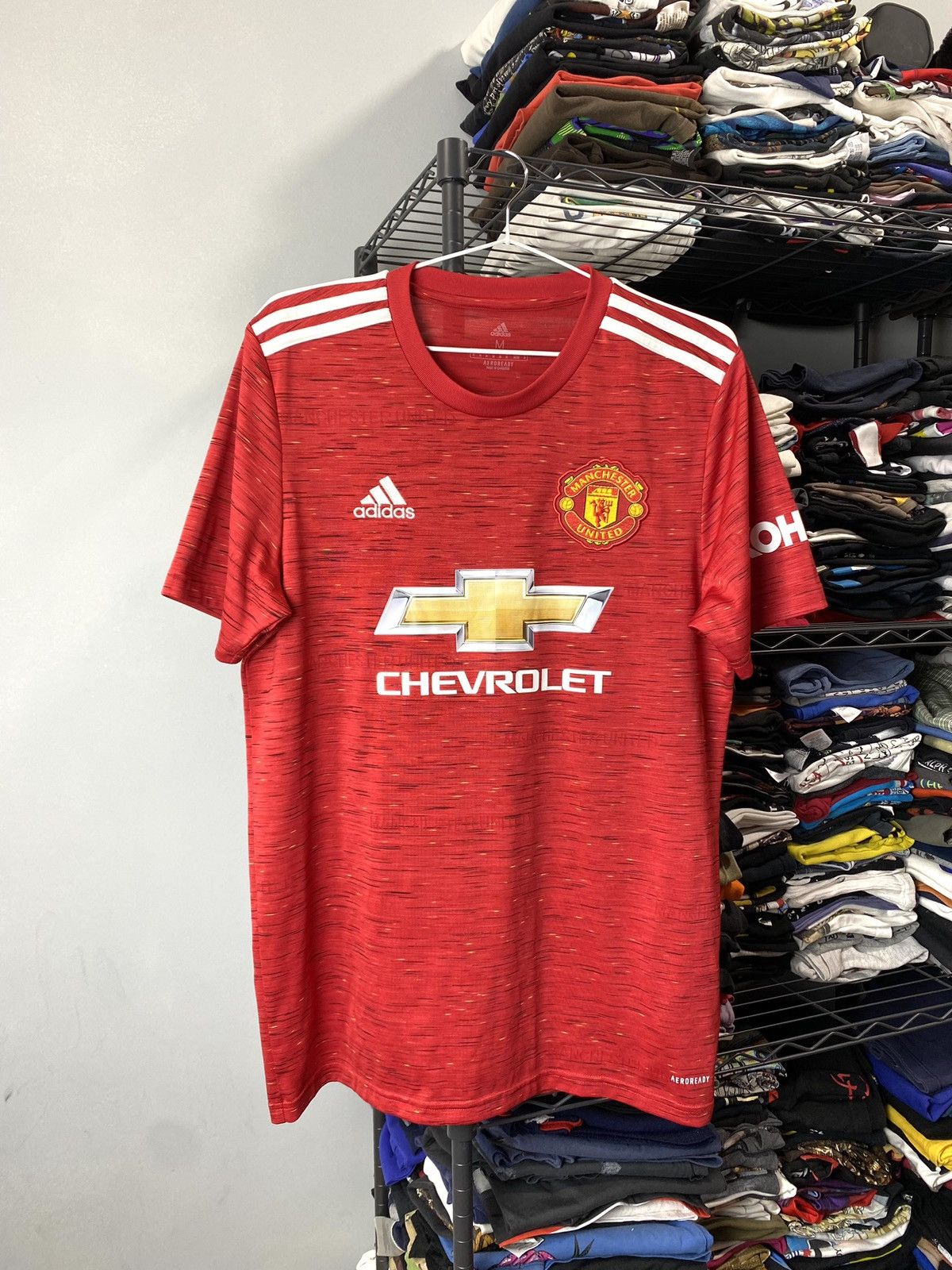 Nike 2020-21 Adidas Manchester United Soccer Jersey T Shirt Size US M / EU 48-50 / 2 - 1 Thumbnail