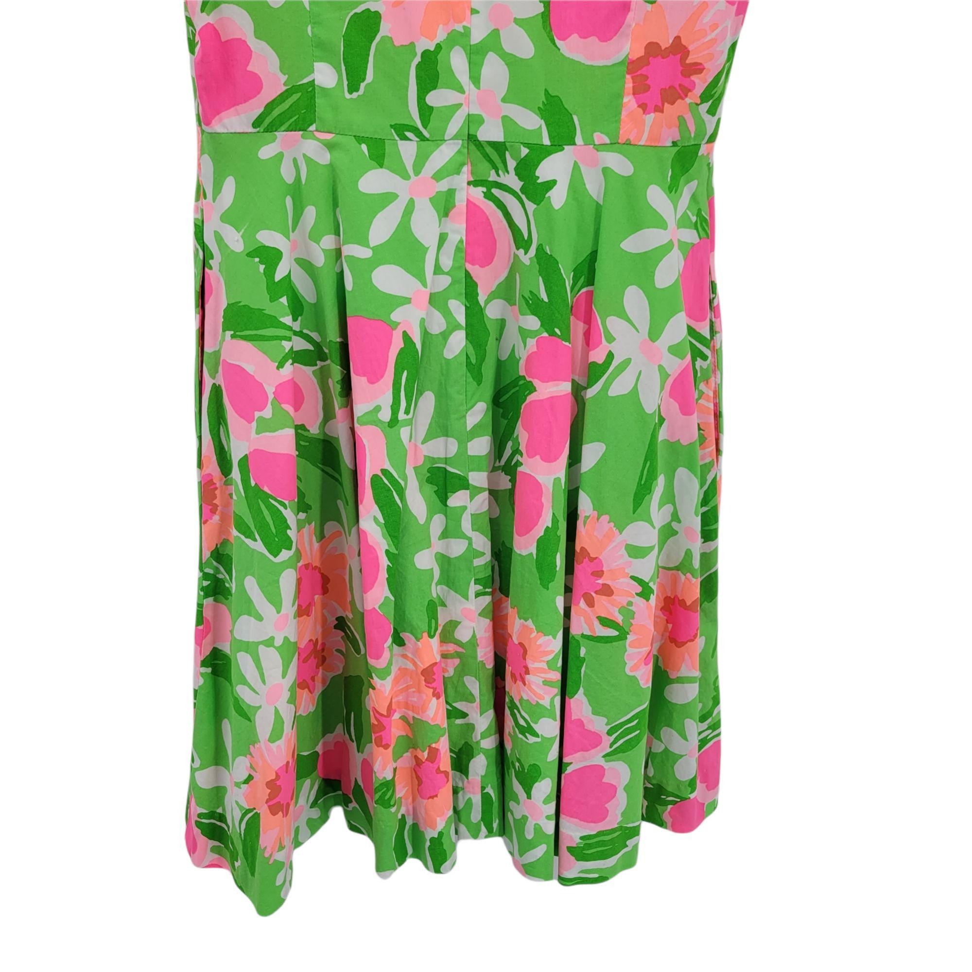 Lilly Pulitzer Lilly Pulitzer 80's Everything Nice Freja' Floral Fit & Flar Size XS / US 0-2 / IT 36-38 - 8 Thumbnail
