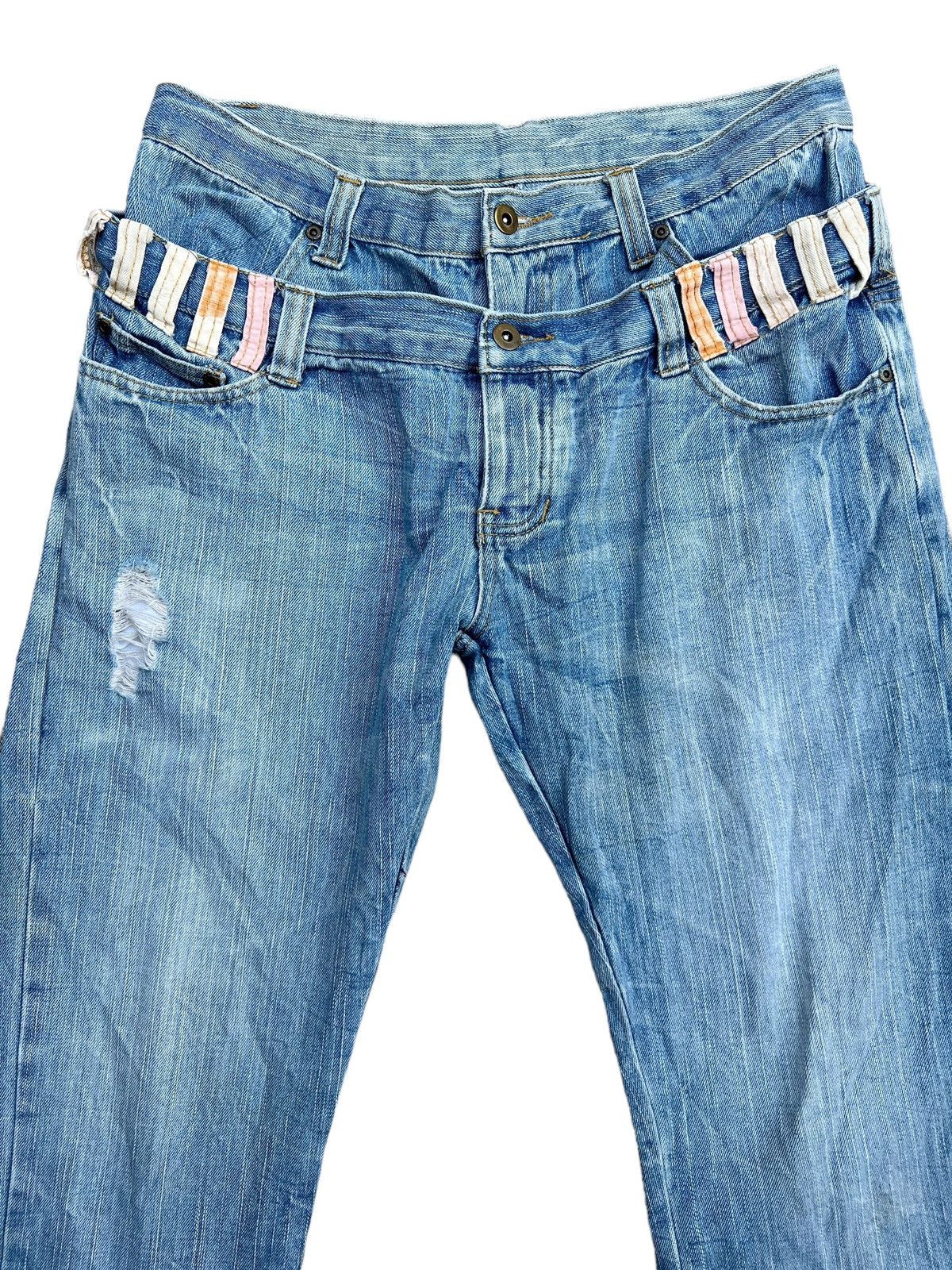 Japanese Brand Japanese Brand Double Waist Denim Jeans 34x32.5 Size US 34 / EU 50 - 4 Thumbnail