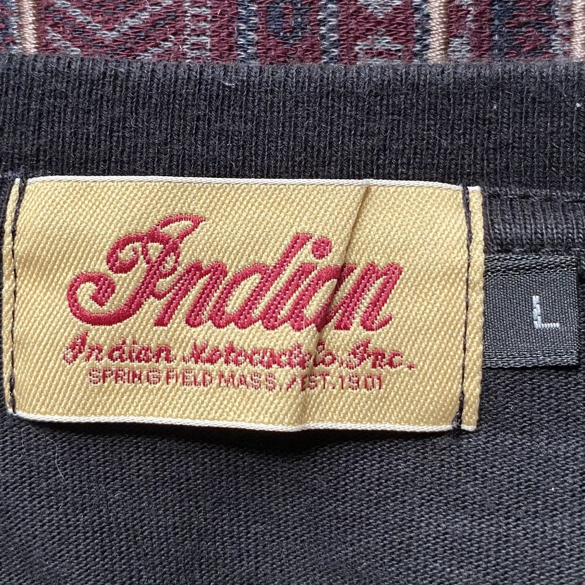 Indian Motorcycle Vintage Brand Racing Indian Motorcycle T-shirt 2000s Size US L / EU 52-54 / 3 - 9 Thumbnail
