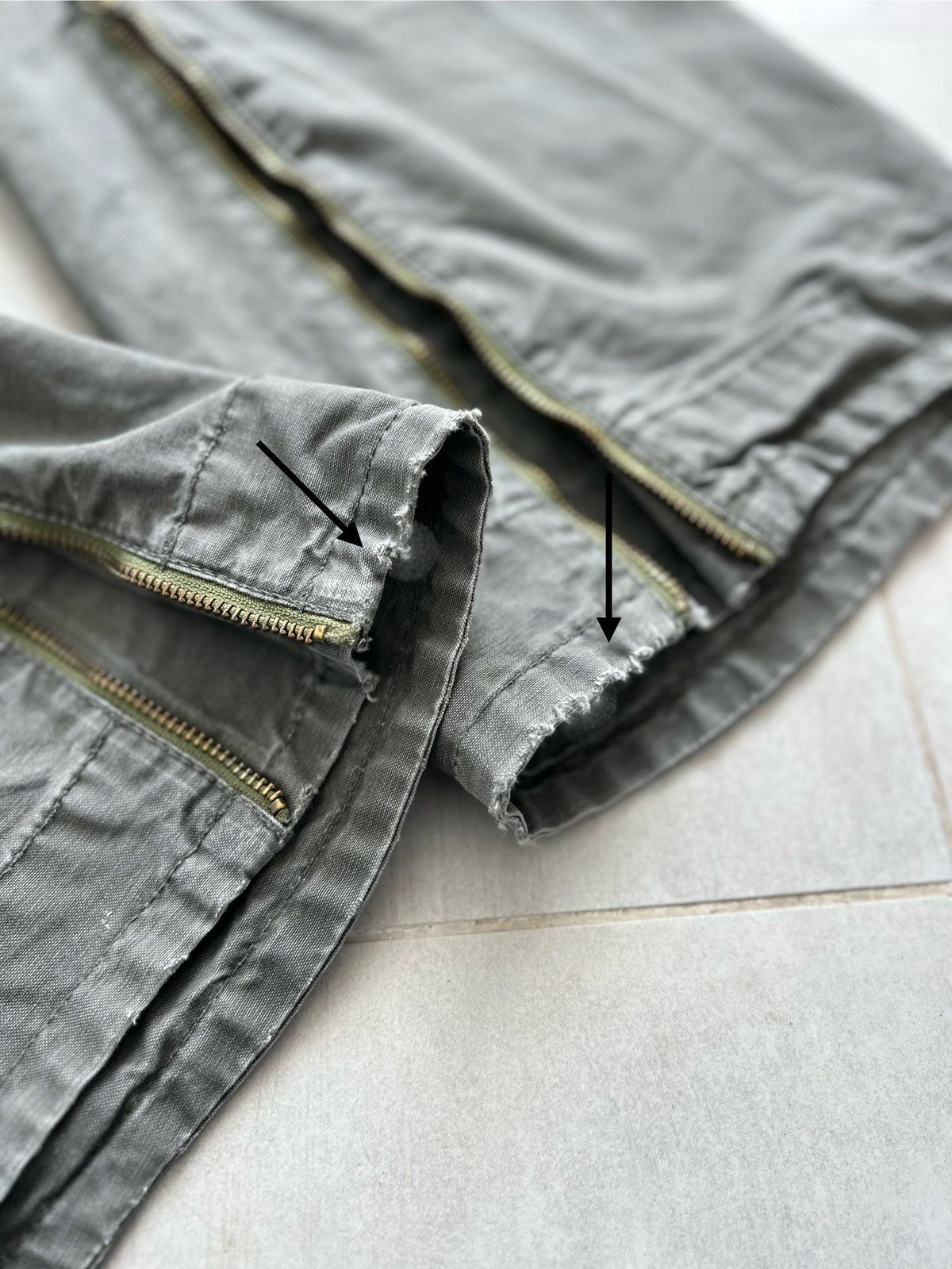 Levi's Levi’s Engineered Jeans Gray Wide Leg Zip Hem Pants W34 L34 Size US 34 / EU 50 - 9 Thumbnail