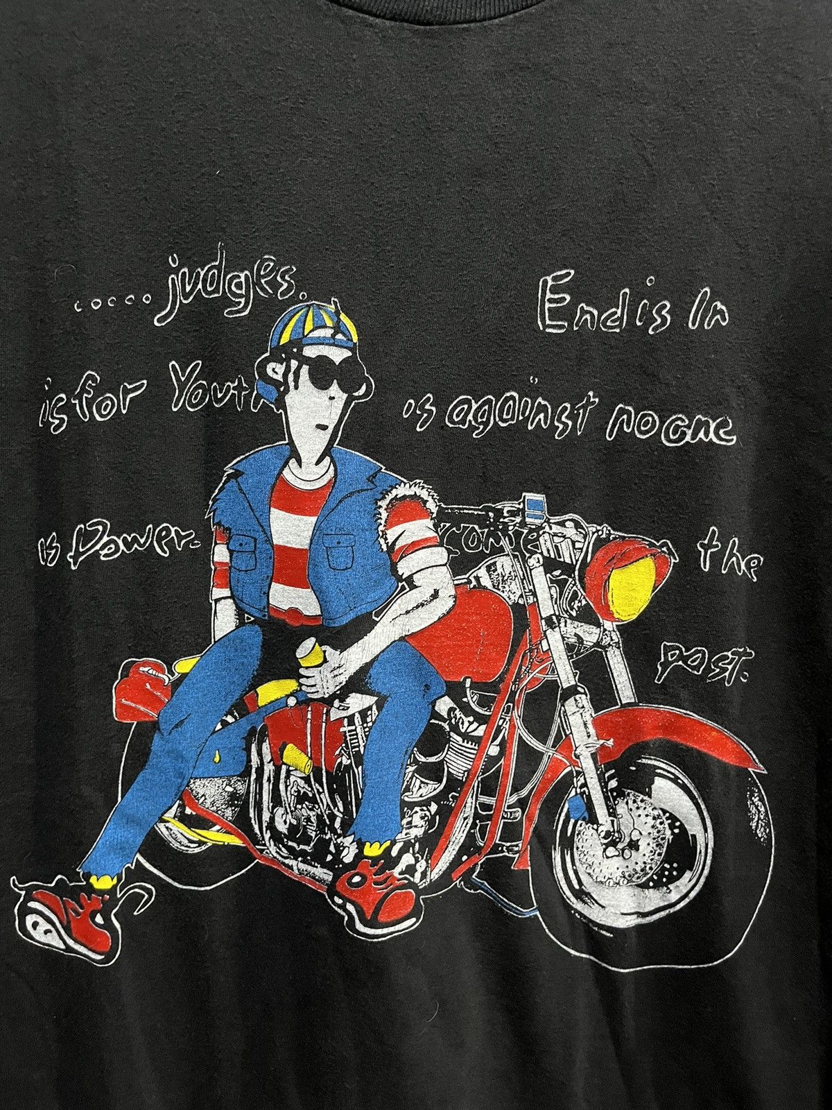 Vintage Fido Dido Easy Rider Comics Tee 90s Size US L / EU 52-54 / 3 - 2 Thumbnail