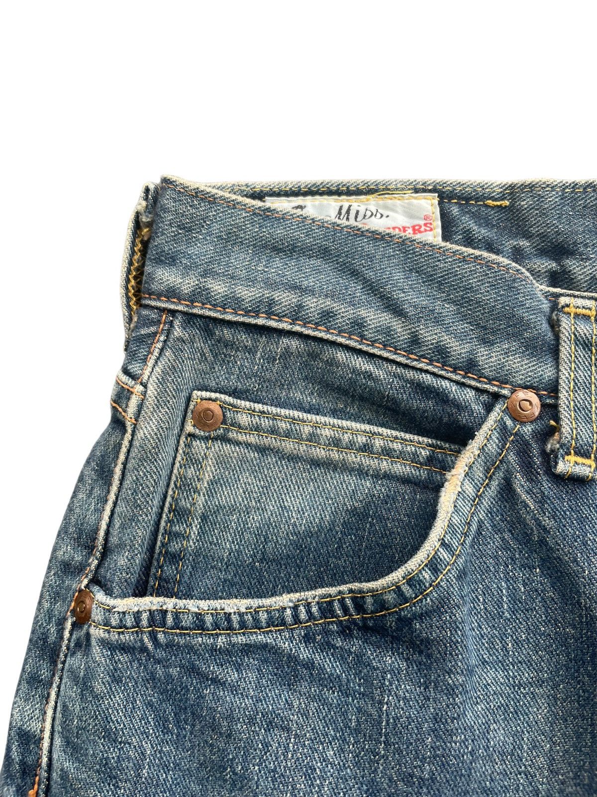 Lee × Vintage Vintage Miss Lee Riders Half Selvedge Denim Size 29" - 6 Thumbnail
