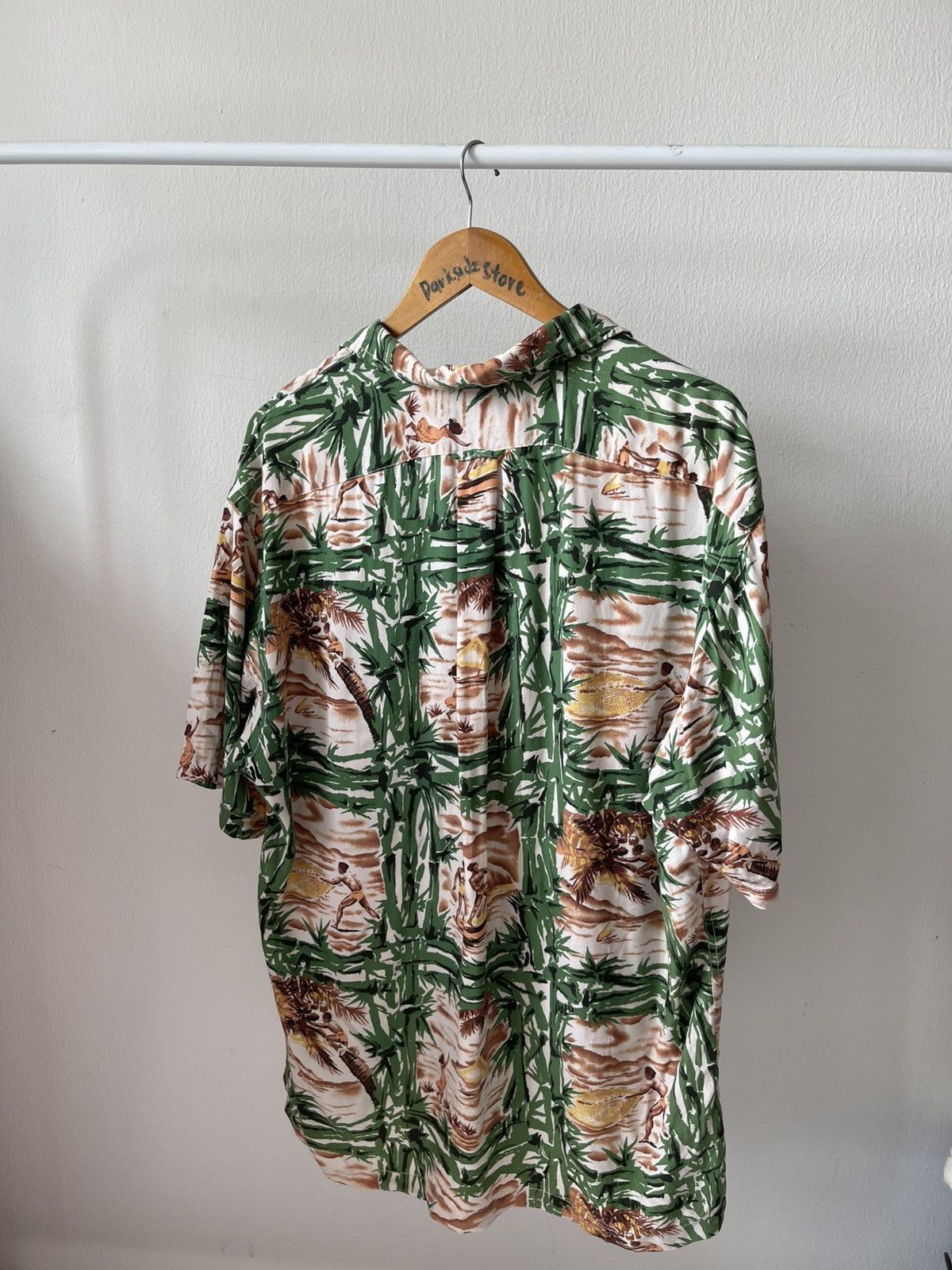 Polo Ralph Lauren 90s Polo Sport Ralph Lauren Rayon Surf Motif Shirt A1 Size US L / EU 52-54 / 3 - 9 Thumbnail