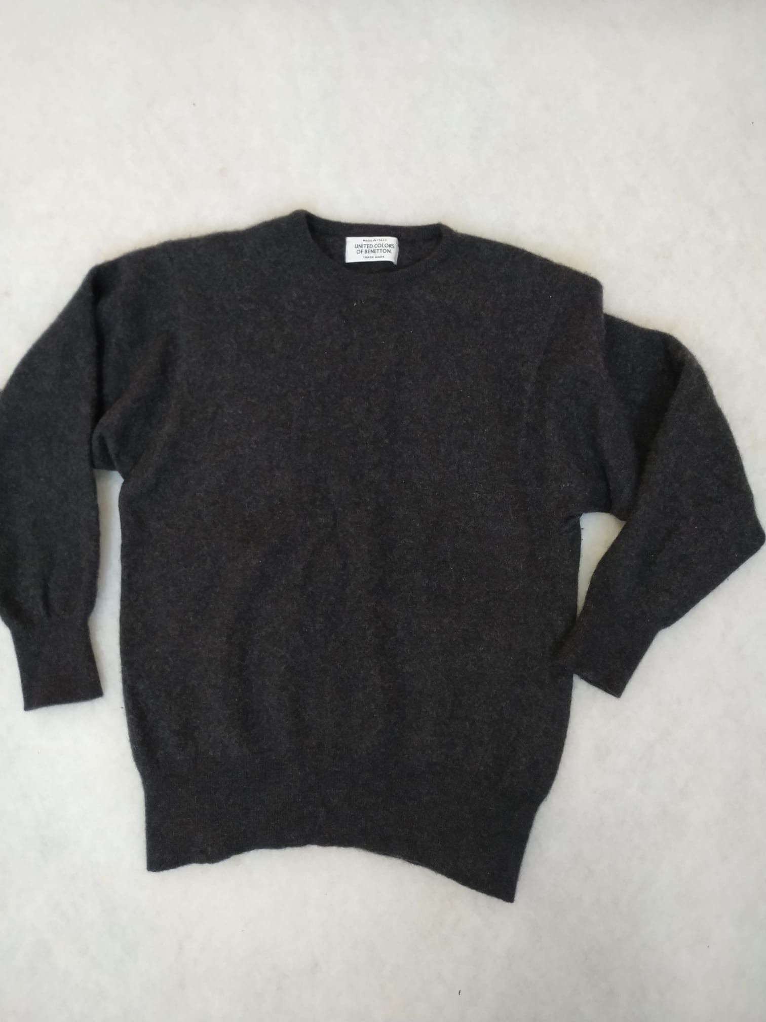 United Colors Of Benetton Gray sweater United Colour of Benetton M, wool angora Size M / US 6-8 / IT 42-44 - 1 Thumbnail