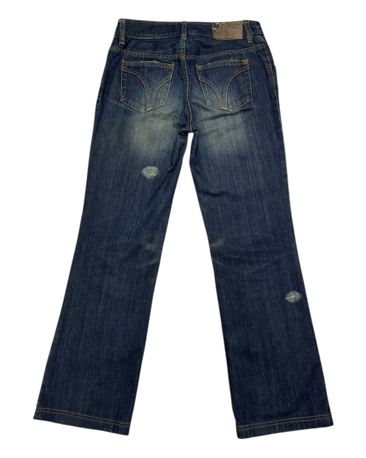 Japanese Brand × Patrick Cox Flare Jeans PATRICK COX WANNABE Flared Denim Jeans Size 28" / US 6 / IT 42 - 8 Thumbnail