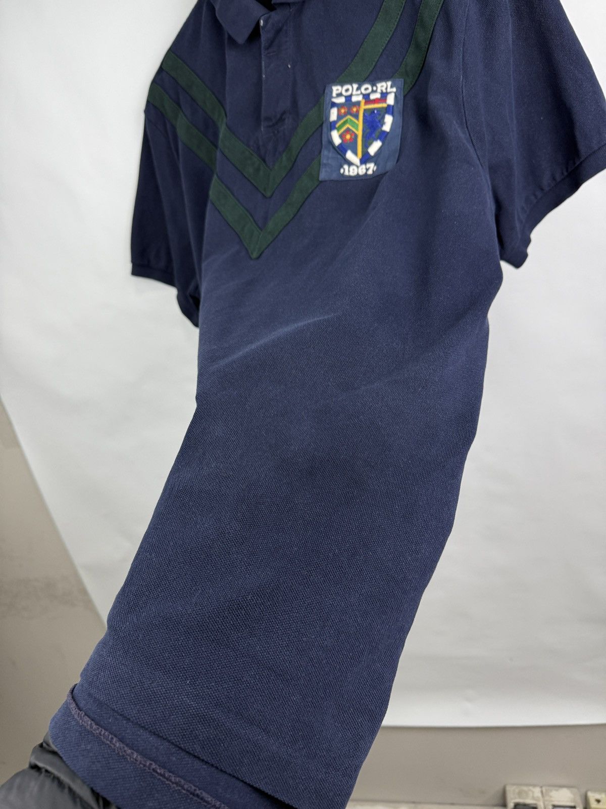 Polo Ralph Lauren 🇬🇧🏉 Polo Ralph Lauren 1967 Rugby Custom Fit Polo Chief Keef Size US XL / EU 56 / 4 - 11 Thumbnail