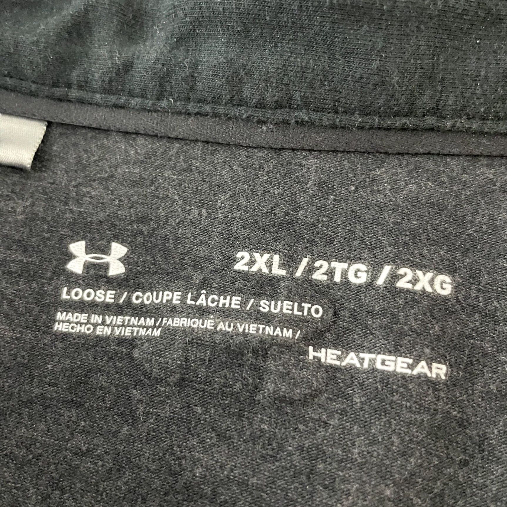 Under Armour Under Armour Shirt Men's 2XL Short Sleeve Button Front Polo Gray Knit Solid Accent Button Casual Sports Size US XXL / EU 58 / 5 - 2 Thumbnail