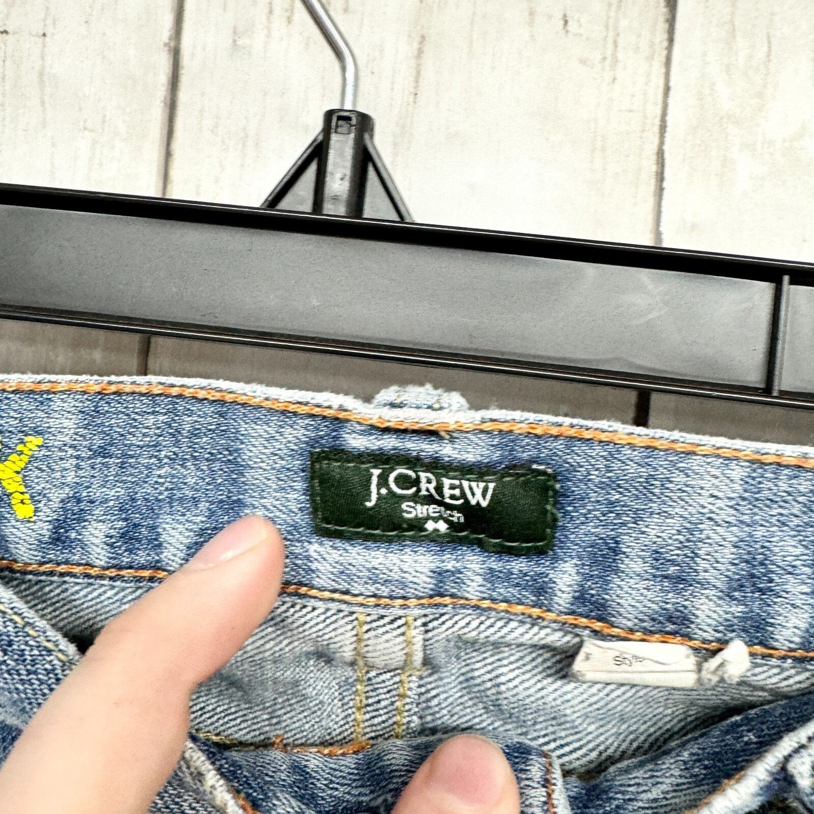 J.Crew Y2K J. Crew Jeans Size 30 Light Wash Stretch Slim Straight Size 30" / US 8 / IT 44 - 3 Thumbnail