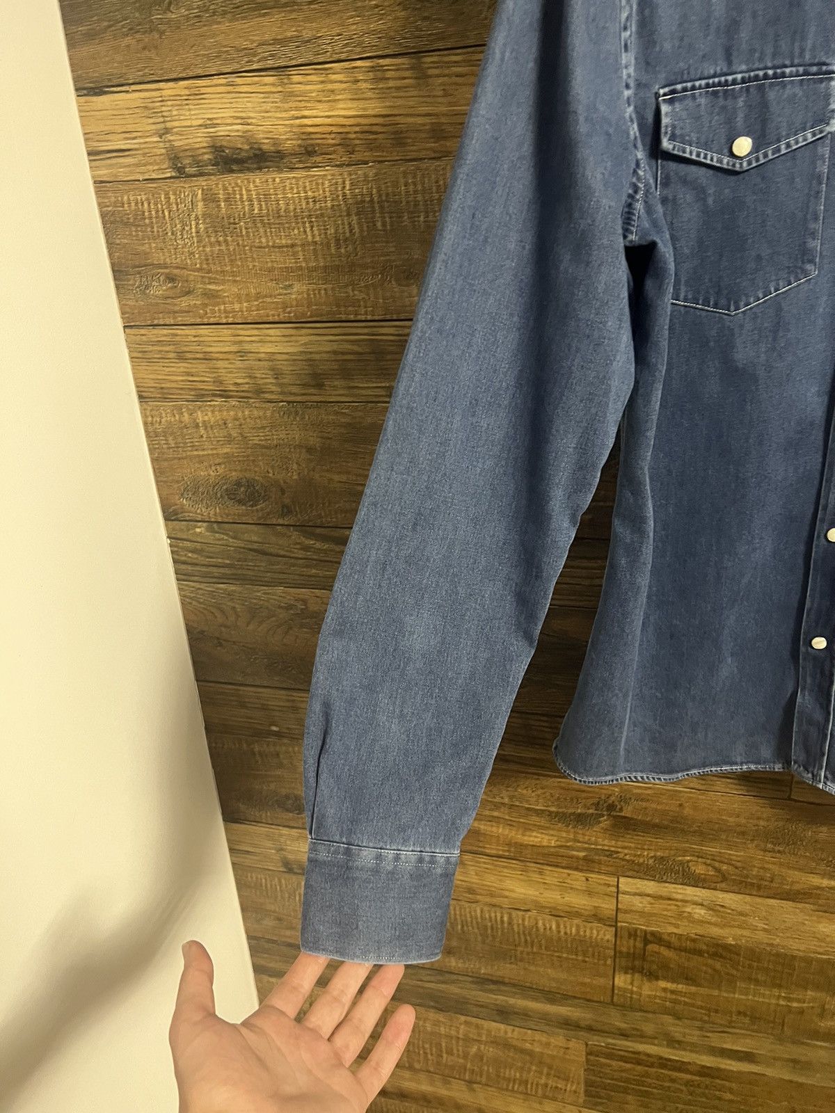 Acne Studios ACNE STUDIOS Denim Western Button Up Shirt Long Sleeve Size US M / EU 48-50 / 2 - 7 Thumbnail