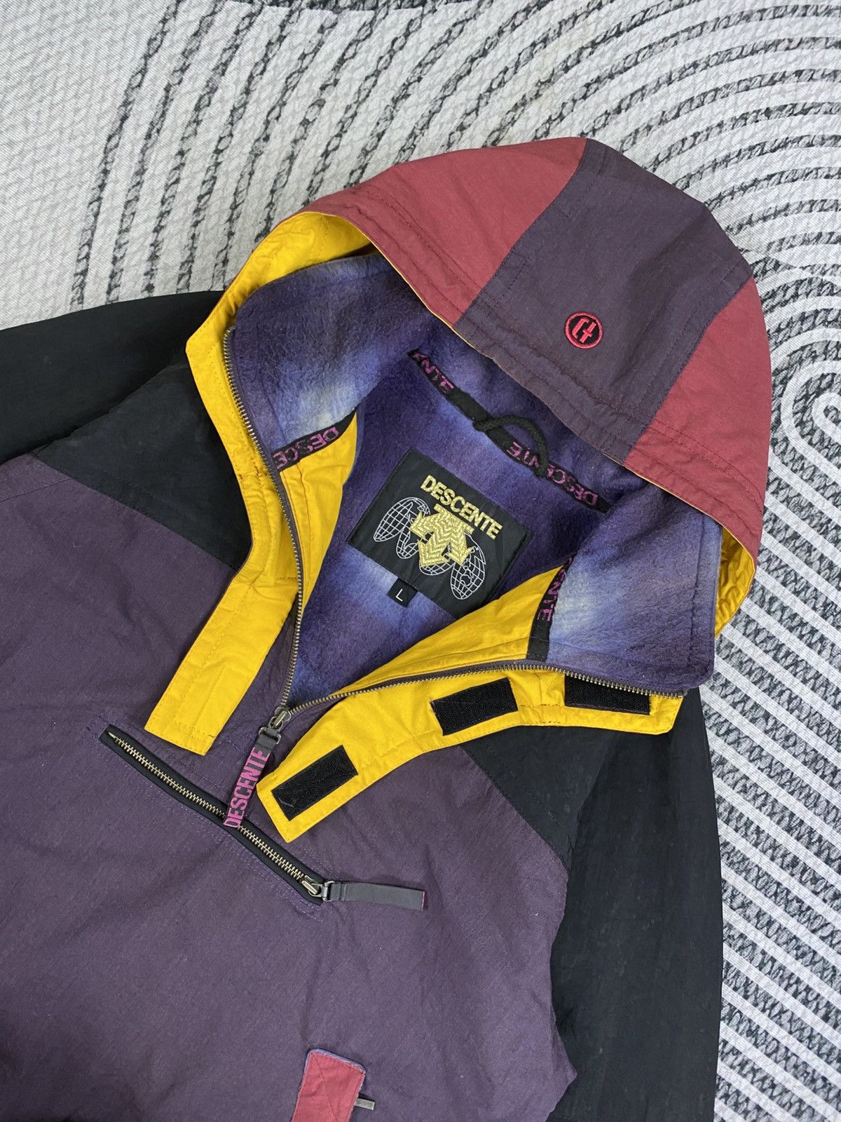 Descente Vtg 90s Descente Technogear Color Block Ski Anorak Jacket Size US XL / EU 56 / 4 - 6 Thumbnail