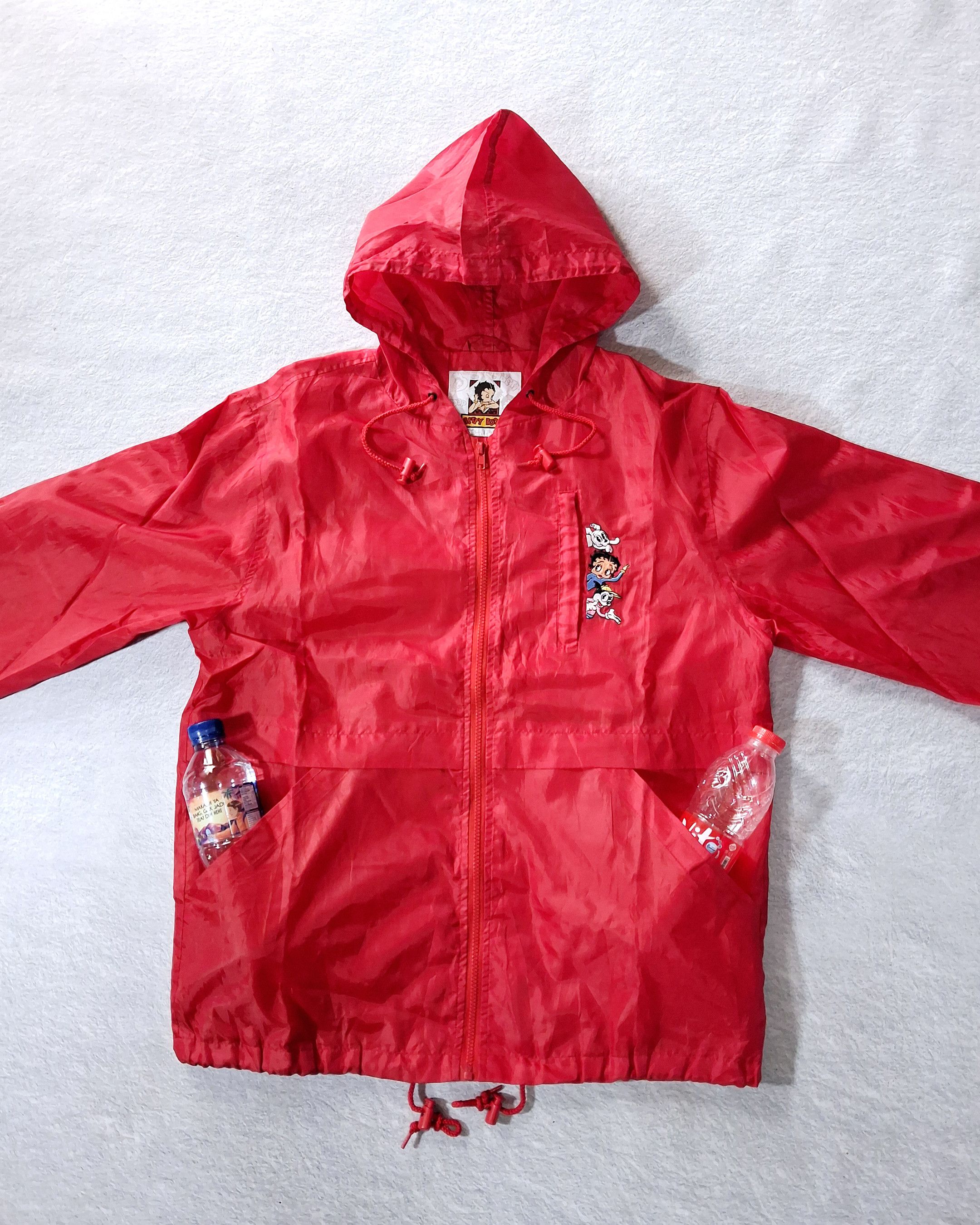 Vintage BETTY BOOP WINDBREAKER HOODED JACKET Size L / US 10 / IT 46 - 8 Thumbnail