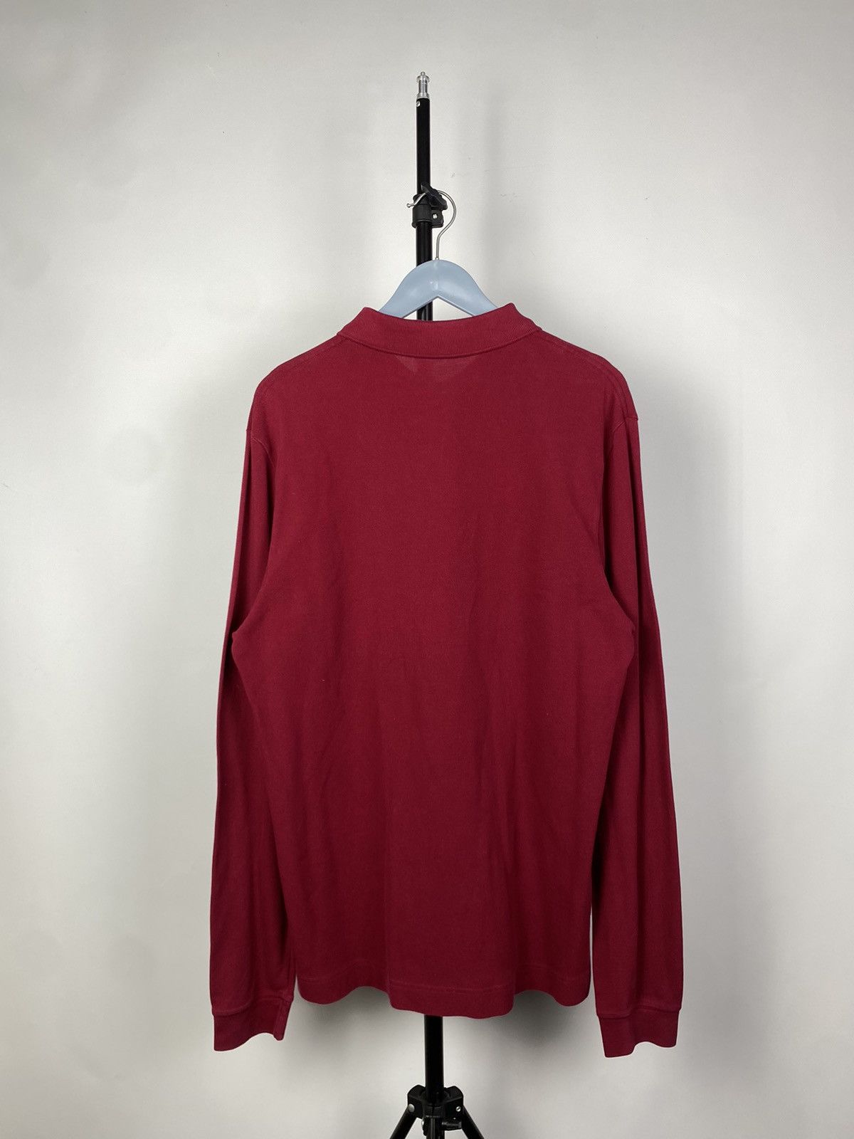 Lacoste × Vintage VINTAGE LACOSTE STRIPED 90s RUGBY LONG SLEEVE POLO Size US L / EU 52-54 / 3 - 5 Thumbnail