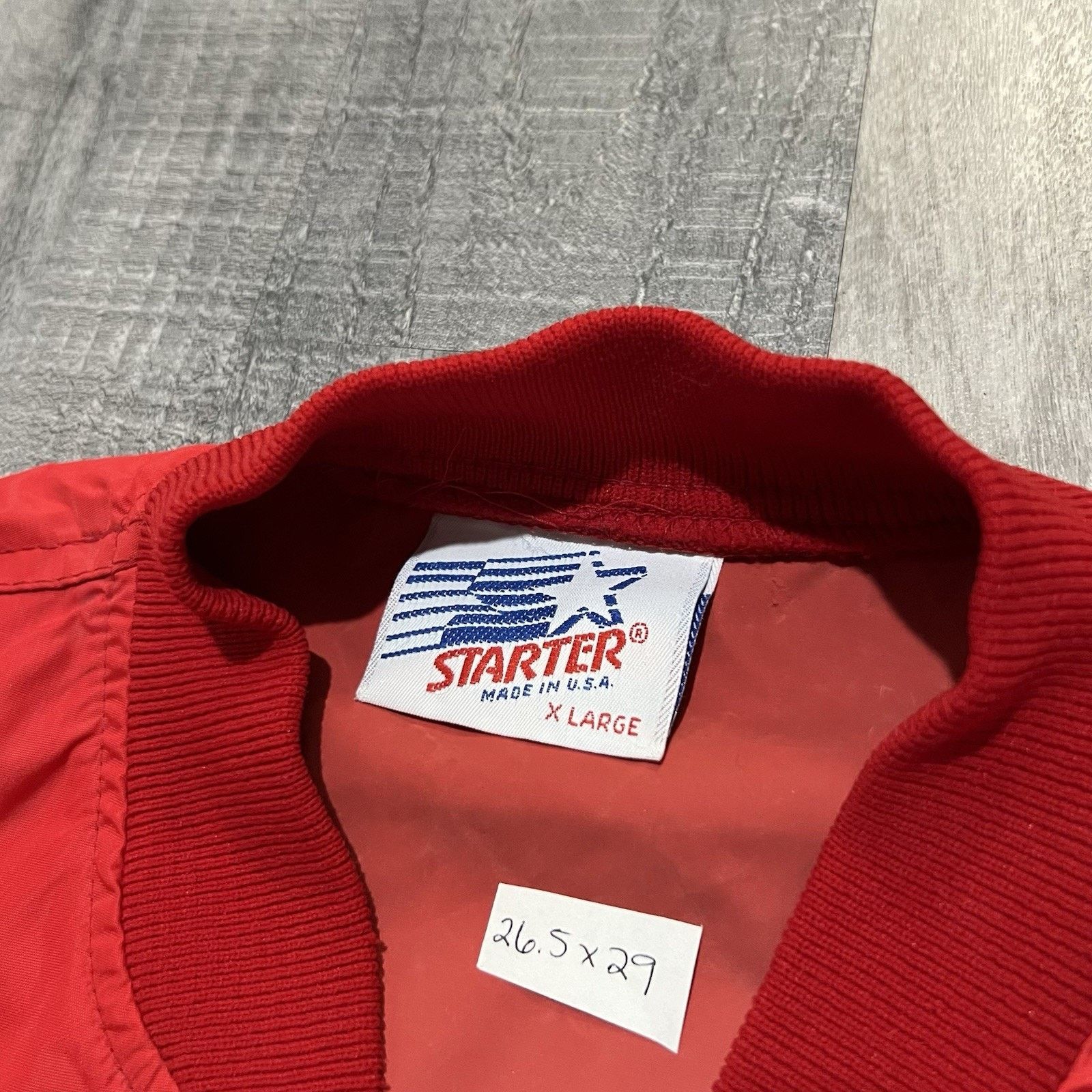 Starter VTG 1980s Cincinnati Reds Nylon Starter Windbreaker Jacket Size US XL / EU 56 / 4 - 5 Thumbnail