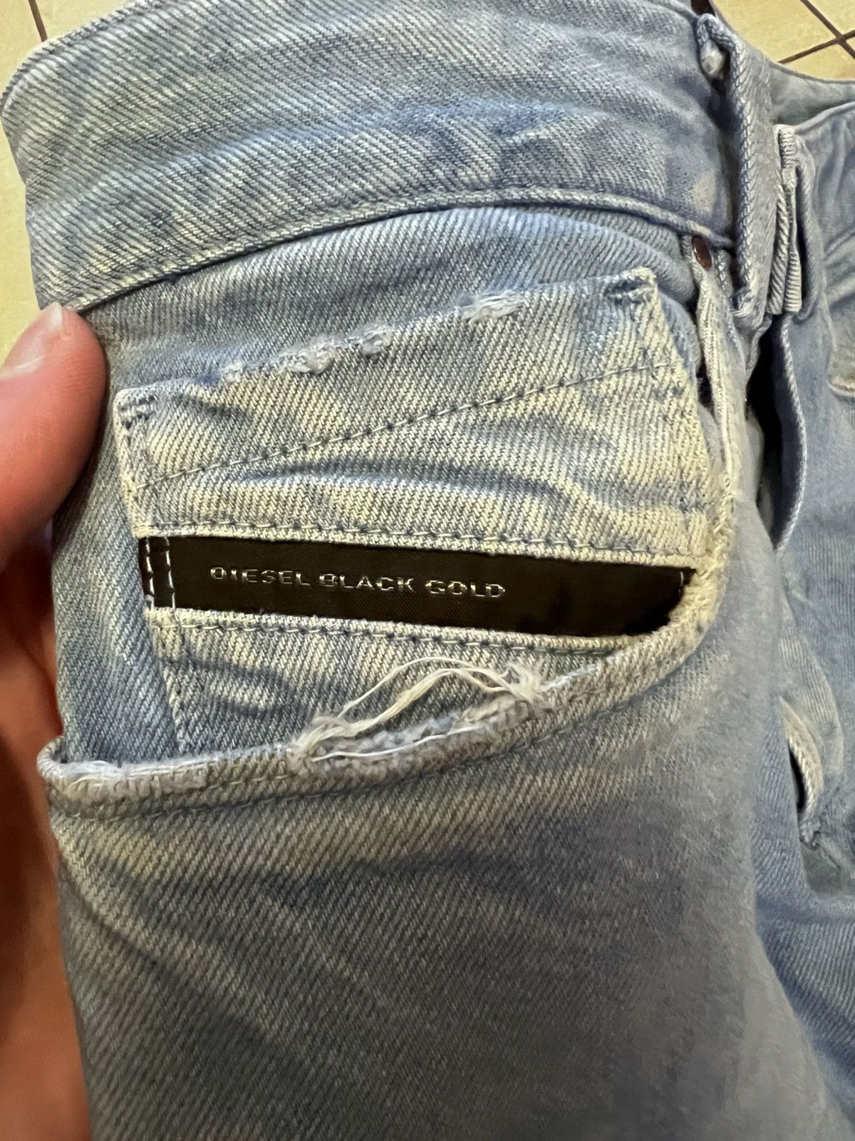 Diesel Black Gold SS16 Light Blue Jeans