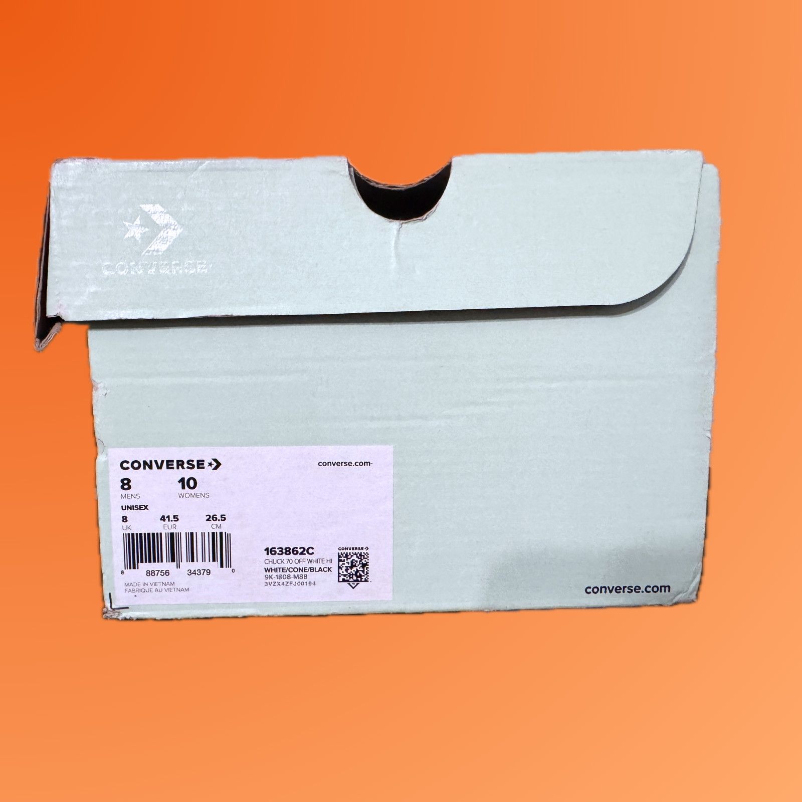 Converse × Off-White US 8 Off-White Converse Chuck Taylor All-Star '70 High White Size US 8 / EU 41 - 8 Thumbnail