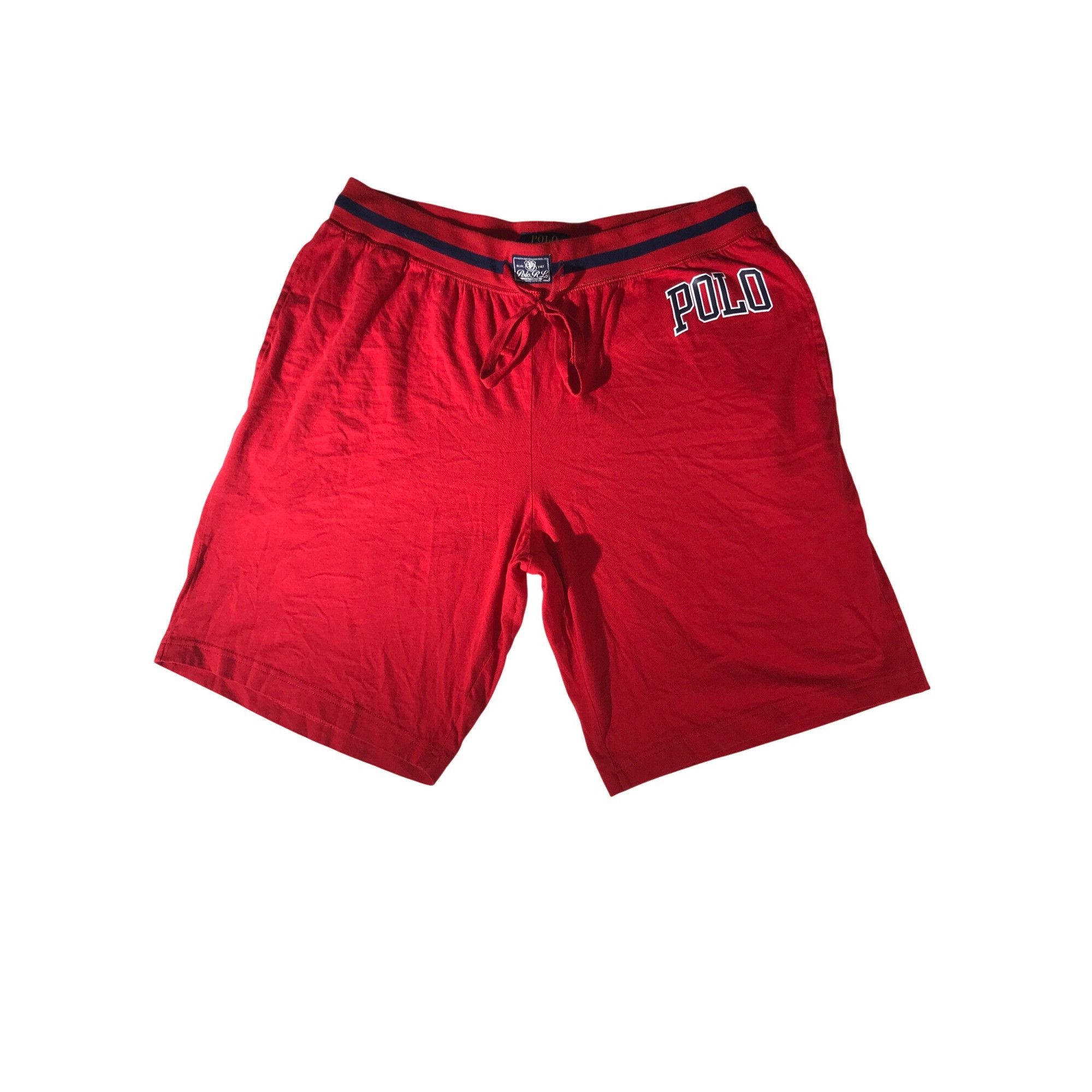 Polo Ralph Lauren Polo Ralph Lauren Mens Red Drawstring Sleepwear Lounge Short Size US 34 / EU 50 - 1 Thumbnail