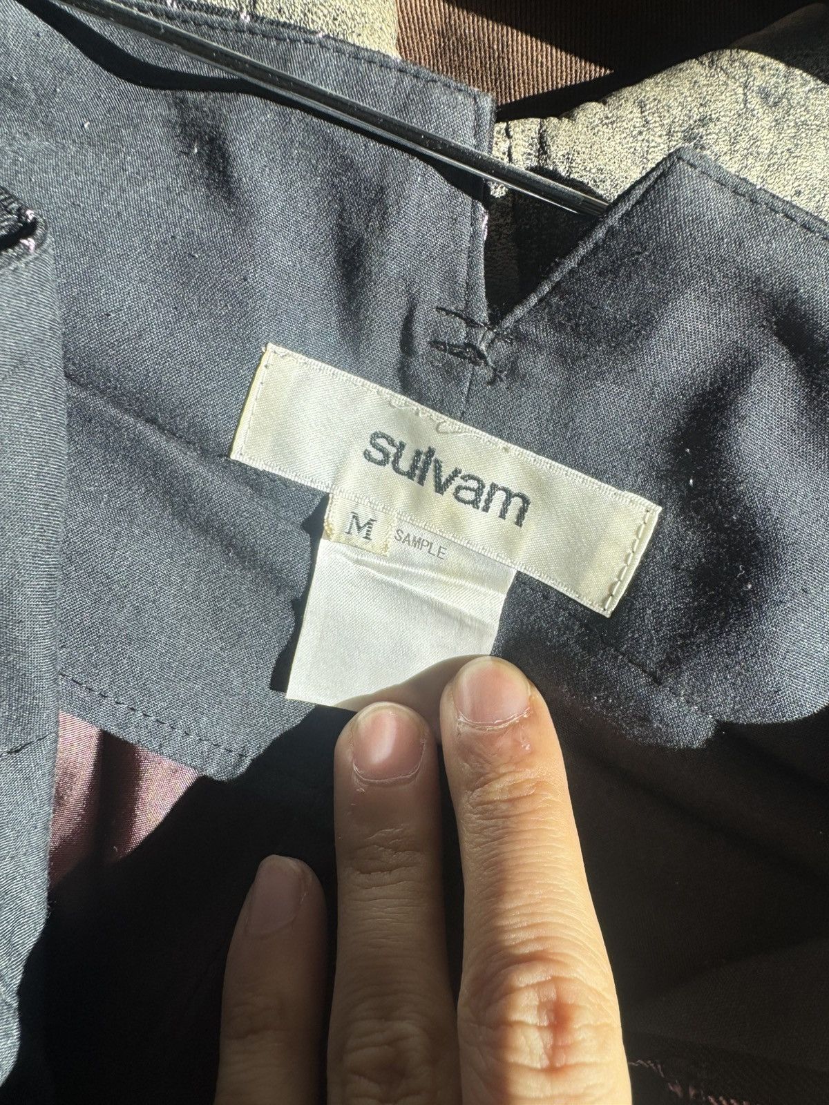 Sulvam SULVAM WIDE LEG PINSTRIPE TROUSER Size US 32 / EU 48 - 3 Thumbnail