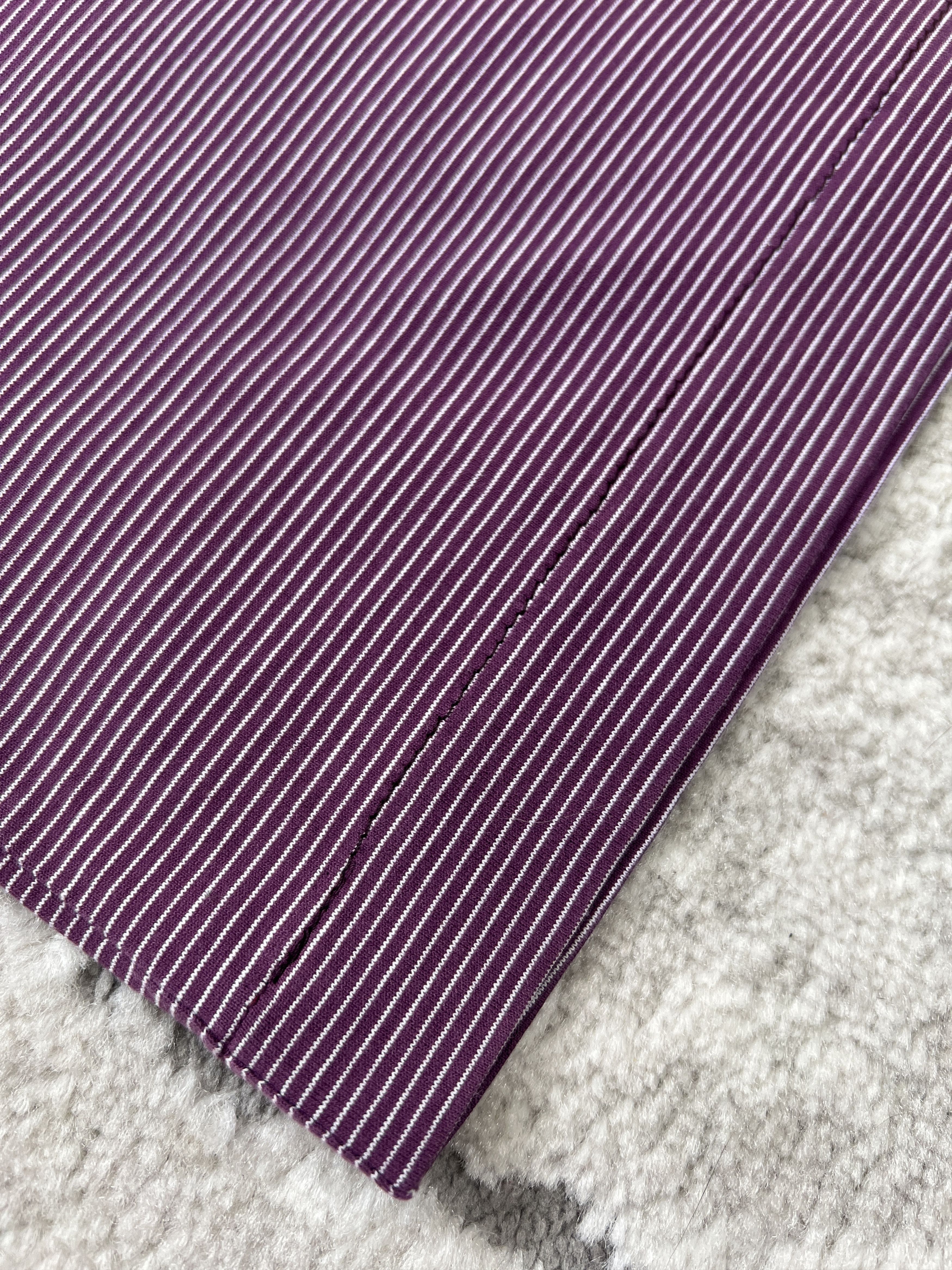 Hugo Boss Hugo Boss Purple Micro-Striped Polo Shirt – Size L Size US L / EU 52-54 / 3 - 7 Thumbnail