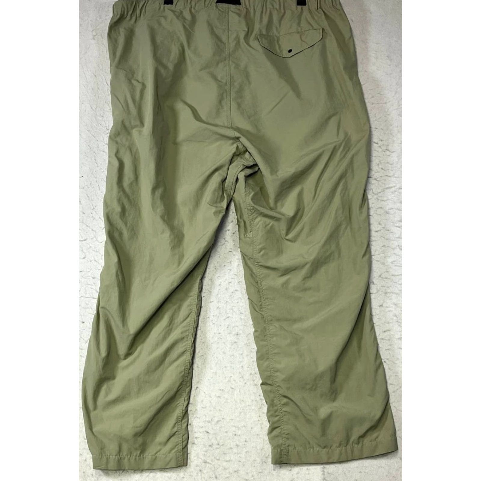 Vintage TravelSmith Pants Women's Plus 2X Beige Elastic Waist High Rise Flat Front Size 40" / US 18 - 2 Thumbnail