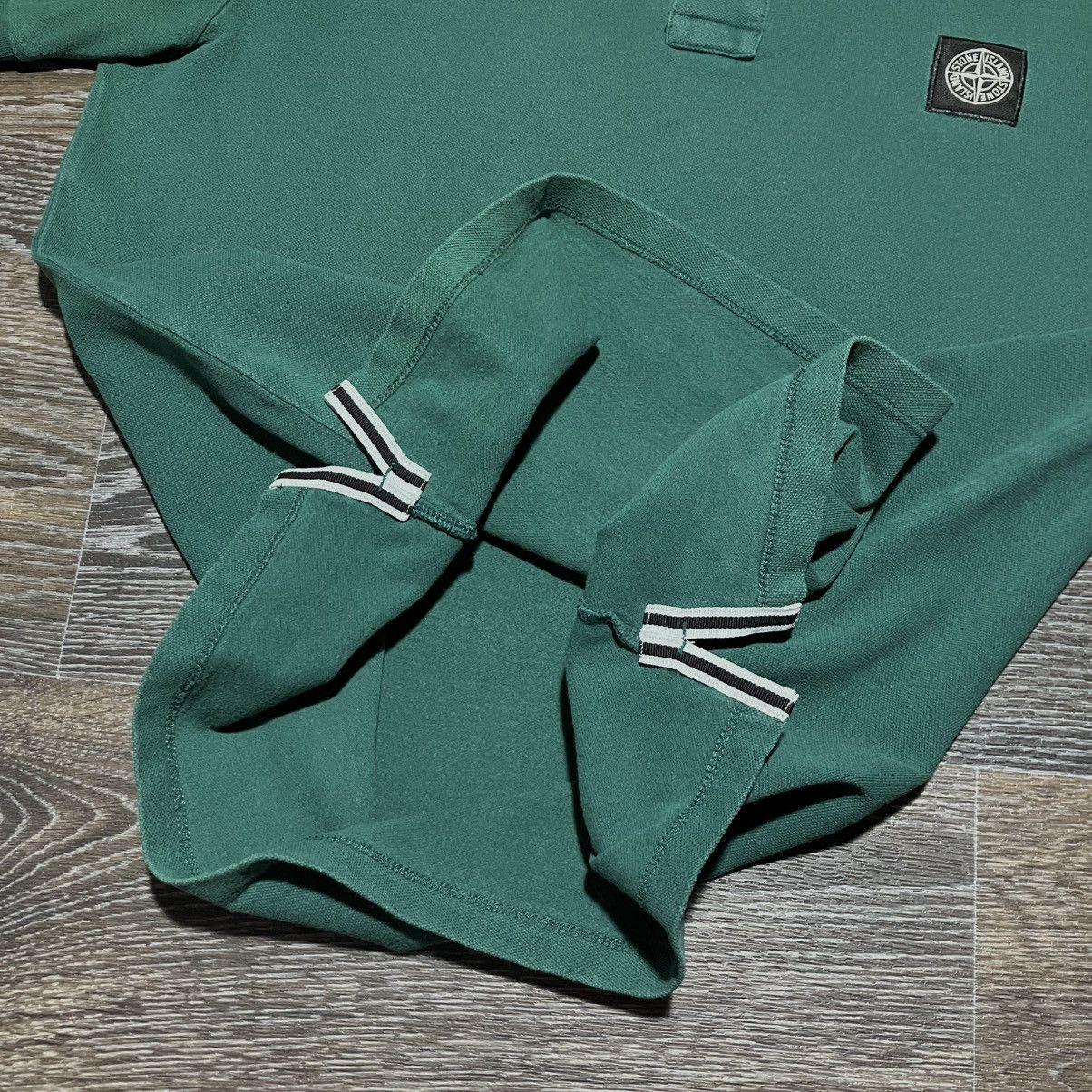 Stone Island STONE ISLAND Patch Program Compass Slim Fit Polo Shirt Green Size US S / EU 44-46 / 1 - 5 Thumbnail