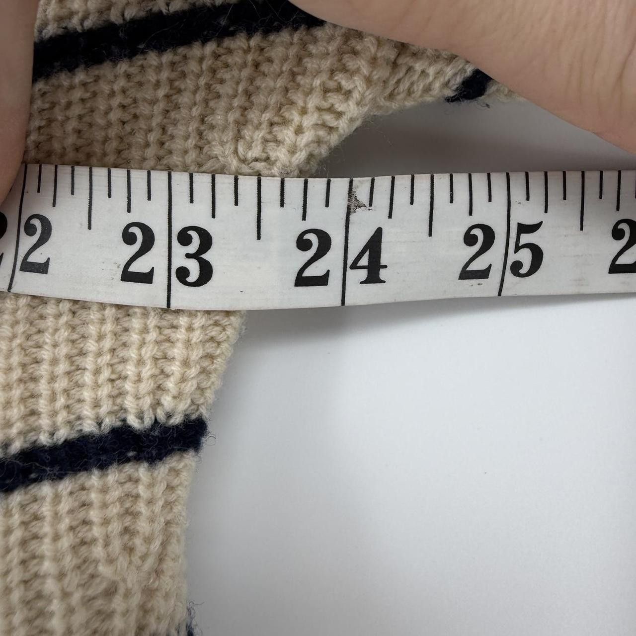 Brochu Walker Brochu Walker Reir Striped wool cashmere Sweater Beige Size M / US 6-8 / IT 42-44 - 7 Thumbnail