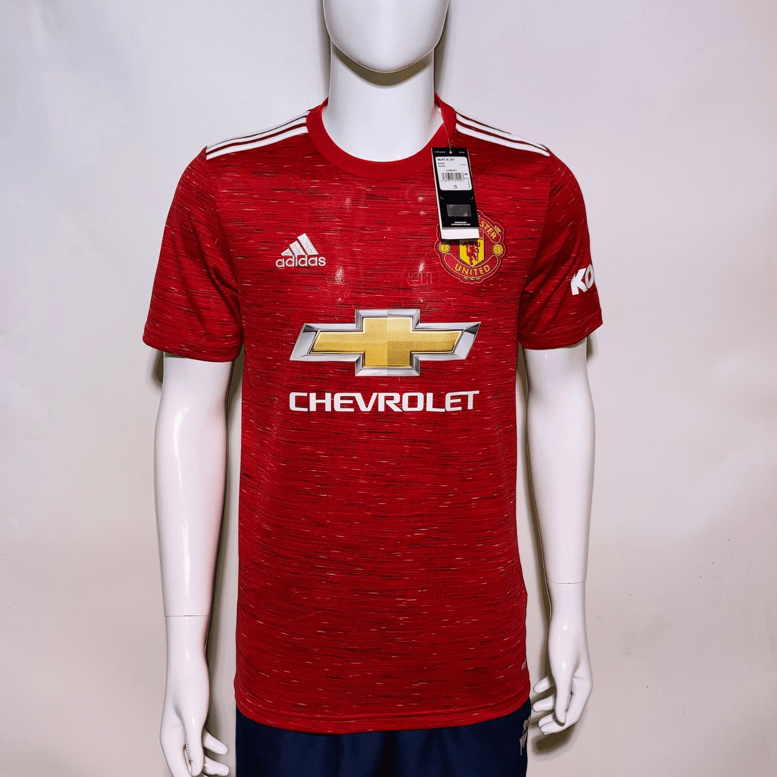 Adidas 2020-21 Manchester United Home Adidas GC7958 Size US S / EU 44-46 / 1 - 1 Thumbnail