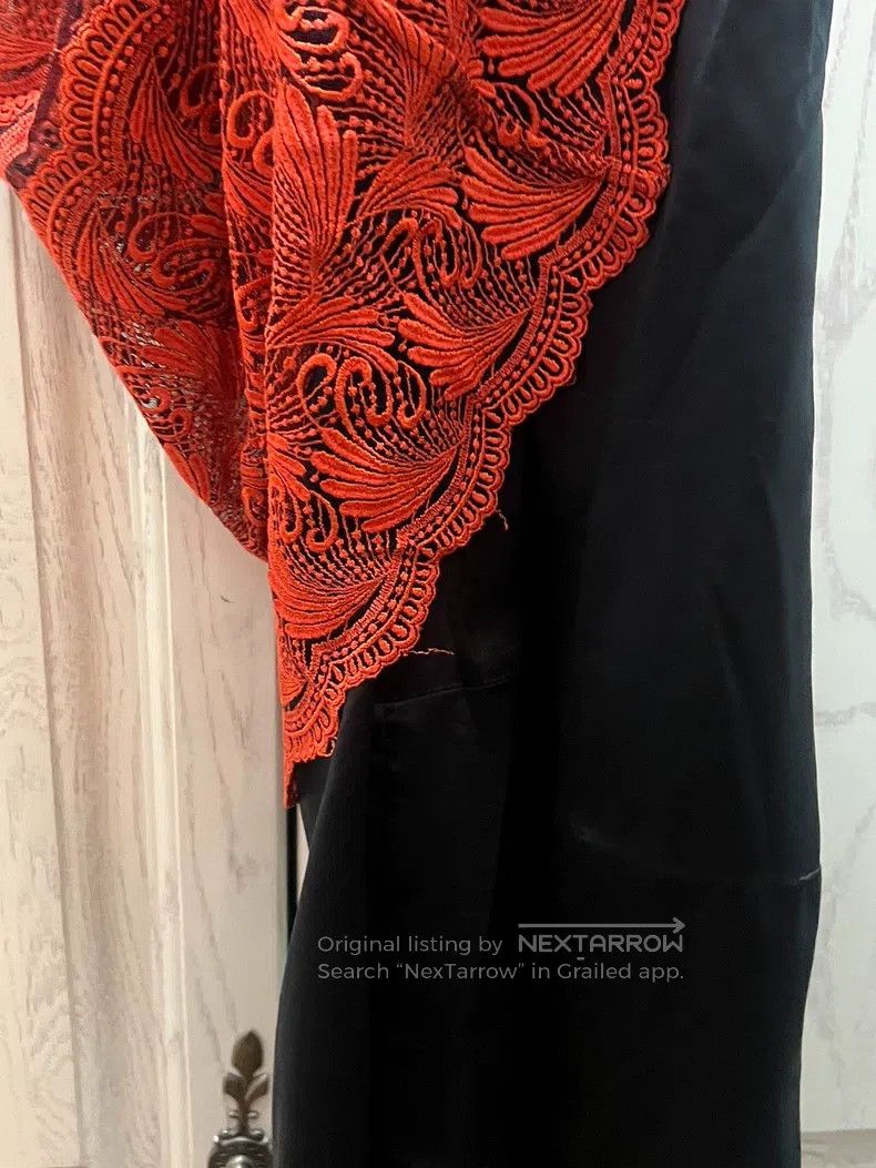 Comme des Garcons Comme Des Garcons Red Lace Dress Size L / US 10 / IT 46 - 7 Thumbnail