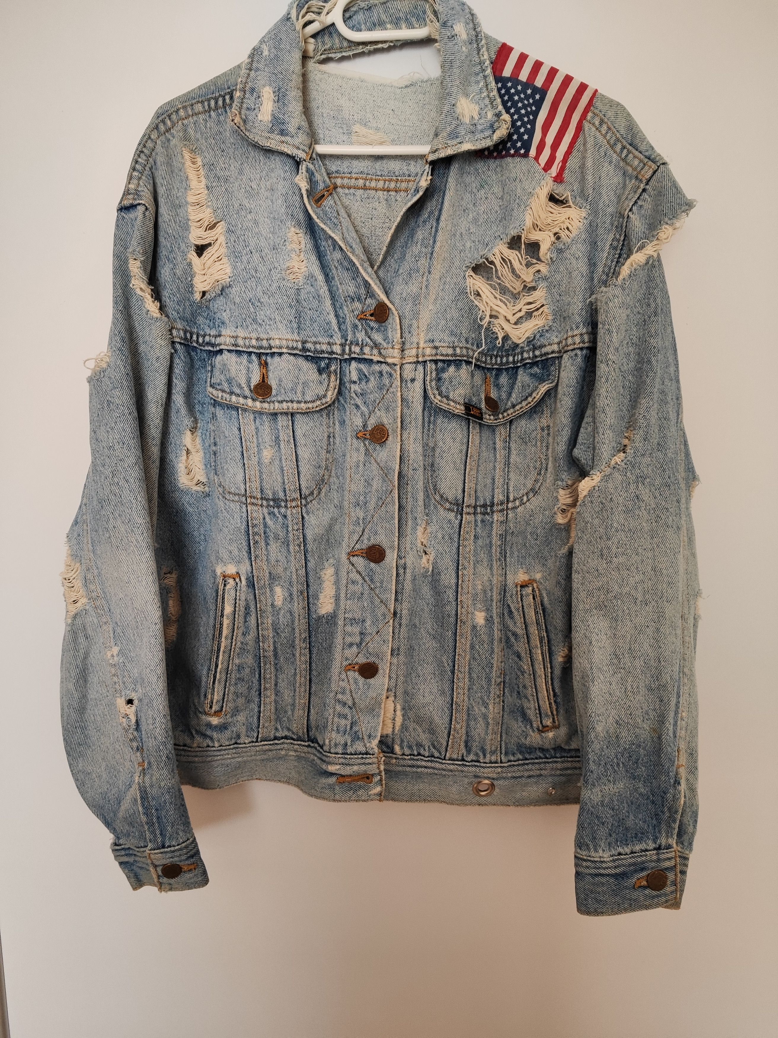 Levi's Lee Riders 220-J Denim Jacket Vintage 90s Size US L / EU 52-54 / 3 - 5 Thumbnail
