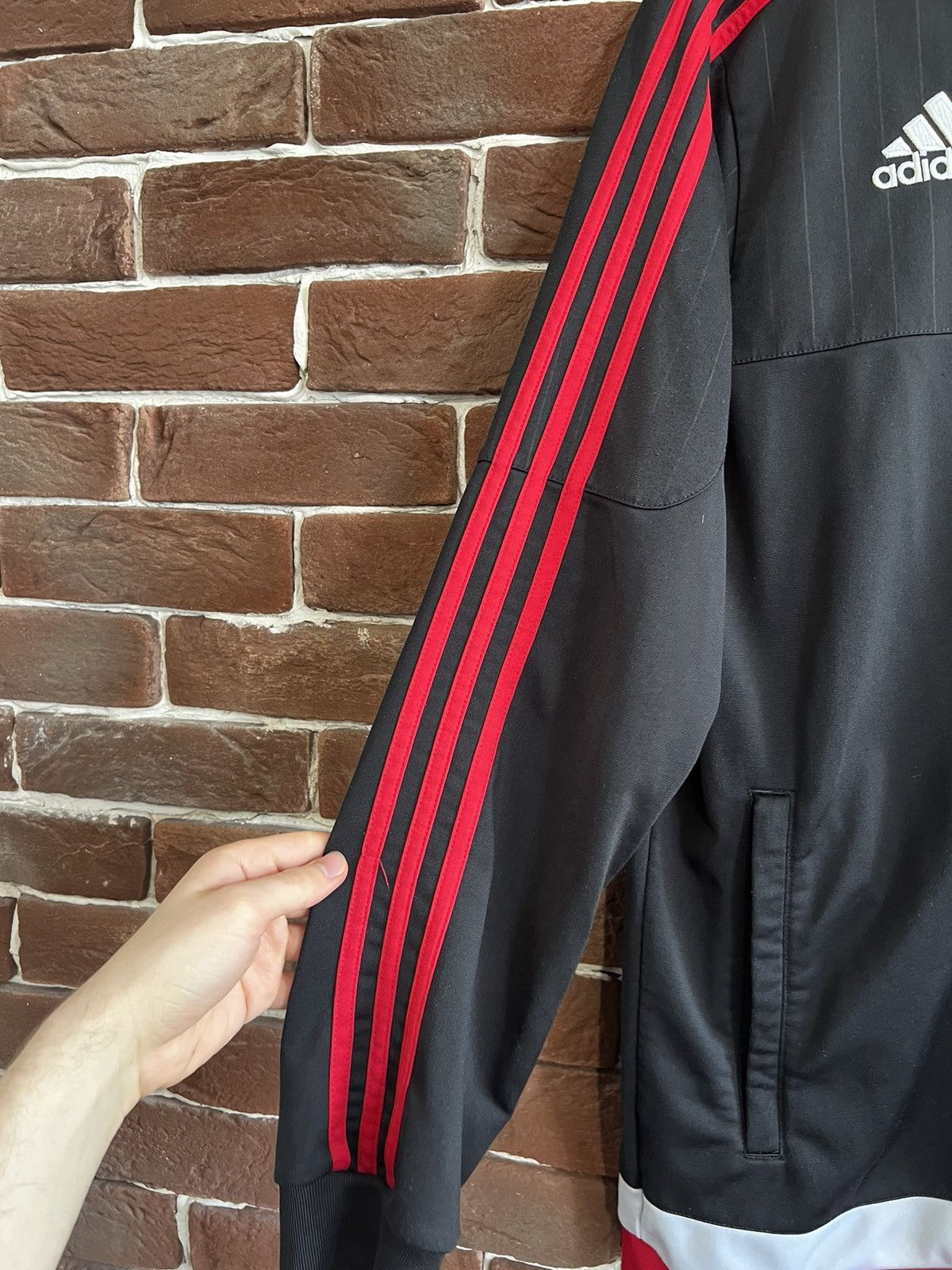 Adidas 2015 Adidas Ajax Amsterdam Football Soccer Jacket L black Size US L / EU 52-54 / 3 - 5 Thumbnail