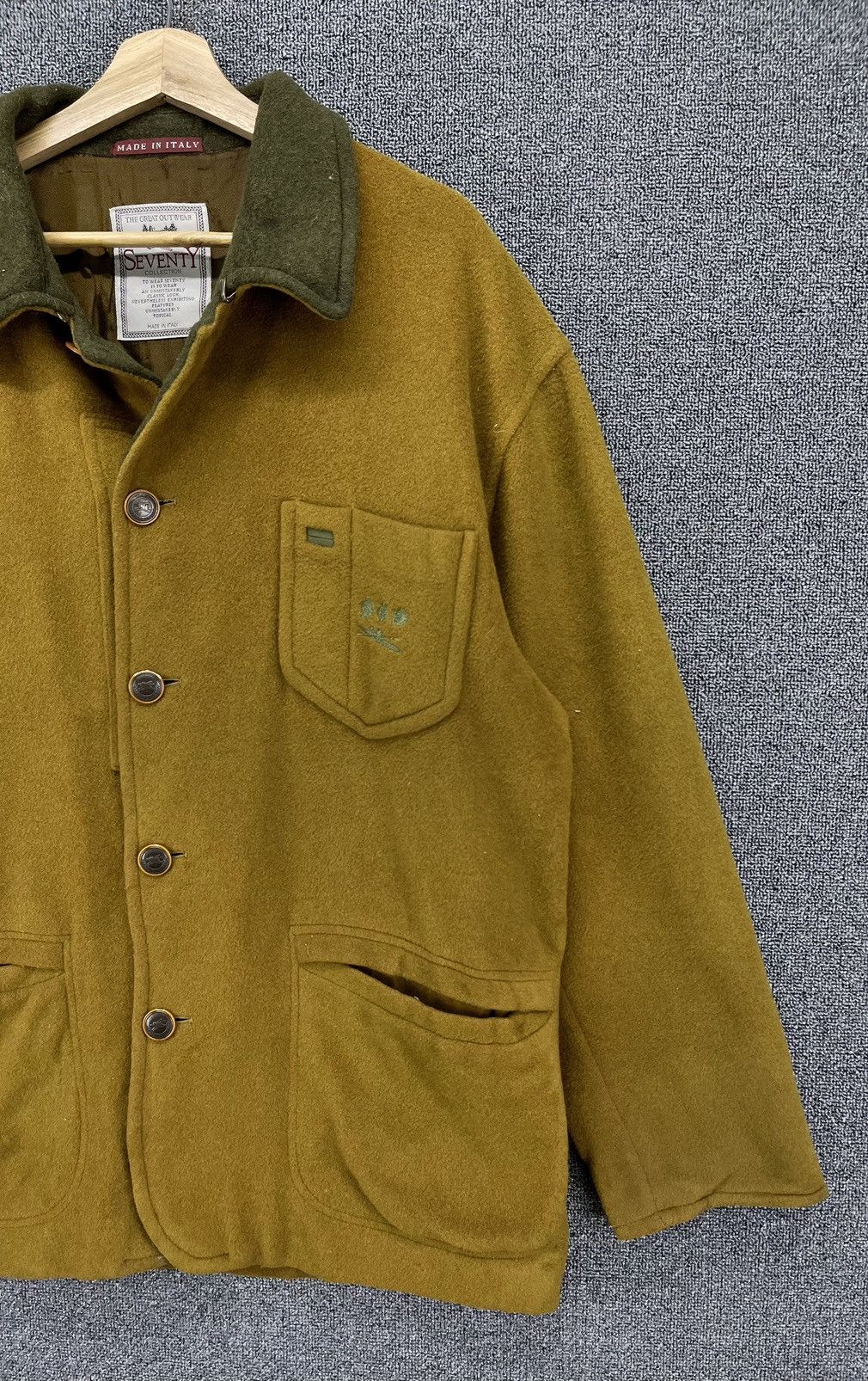 Vintage Vintage Seventy Collection Made In Italy Wool Jacket Size US M / EU 48-50 / 2 - 4 Thumbnail