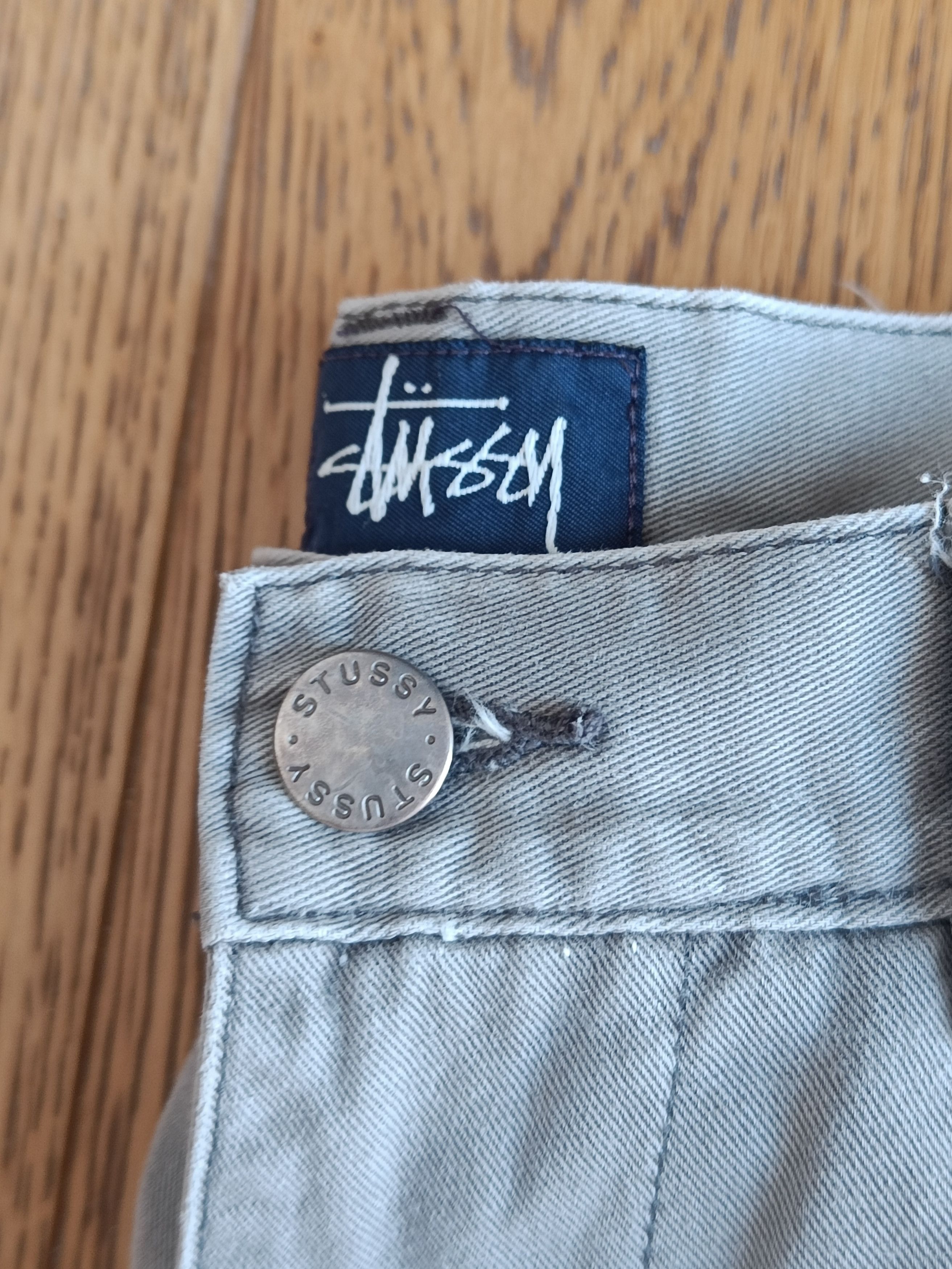 Stussy Stussy vintage grey cargo pants 90' Size 28" / US 6 / IT 42 - 7 Thumbnail