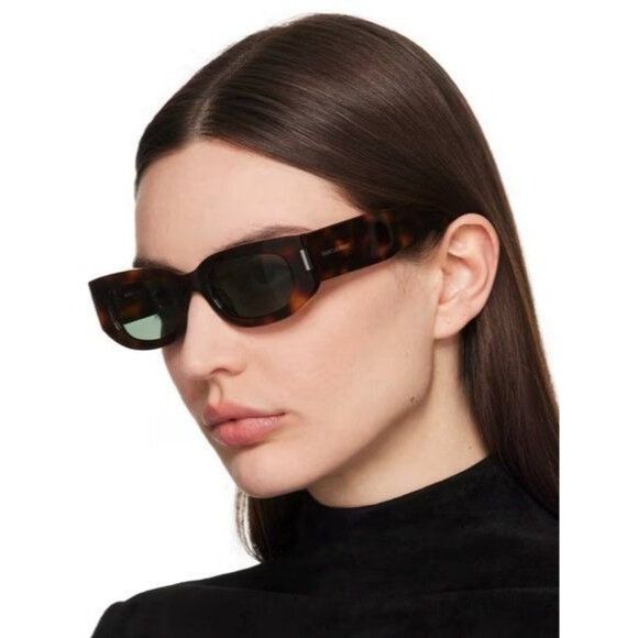 Saint Laurent Paris NEW SAINT LAURENT SUNGLASSES SL697 002 HAVANA UNISEX EYEWEAR Size ONE SIZE - 3 Thumbnail