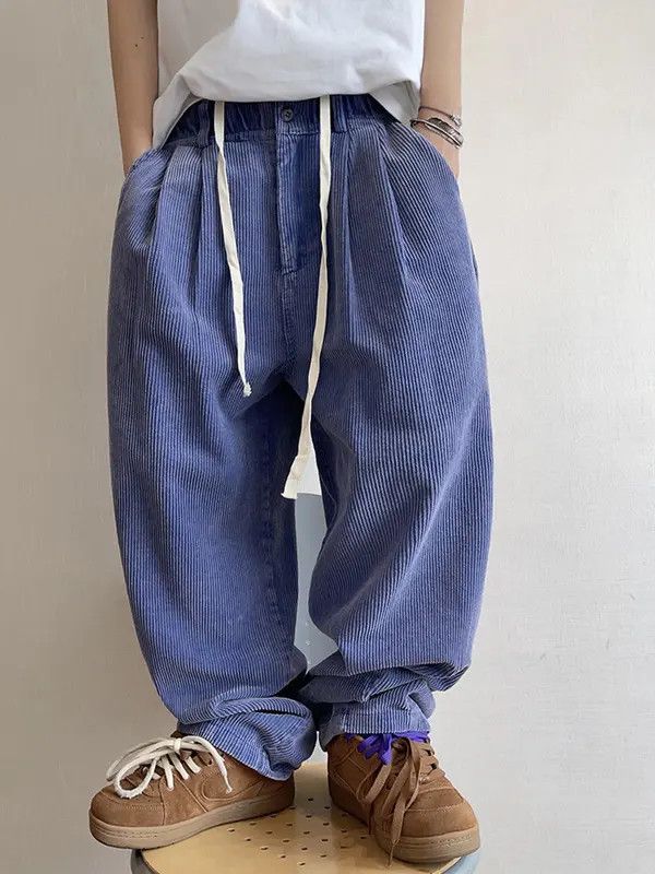 Other Loose Fit Corduroy Pants with Drawstring Size US 32 / EU 48 - 6 Thumbnail