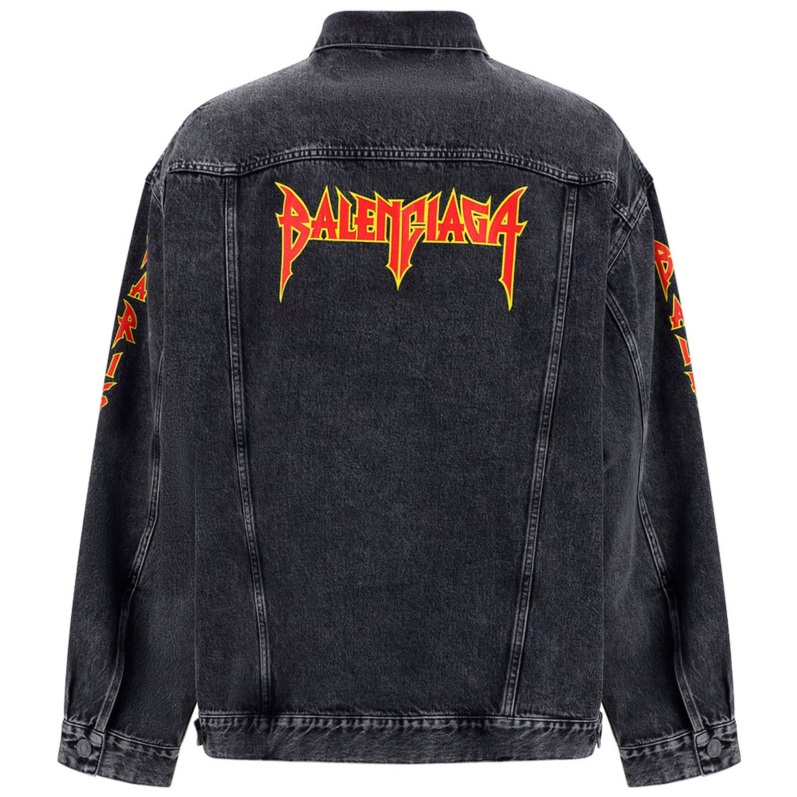 Balenciaga Metal Denim Jacket Size US S / EU 44-46 / 1 - 1 Thumbnail