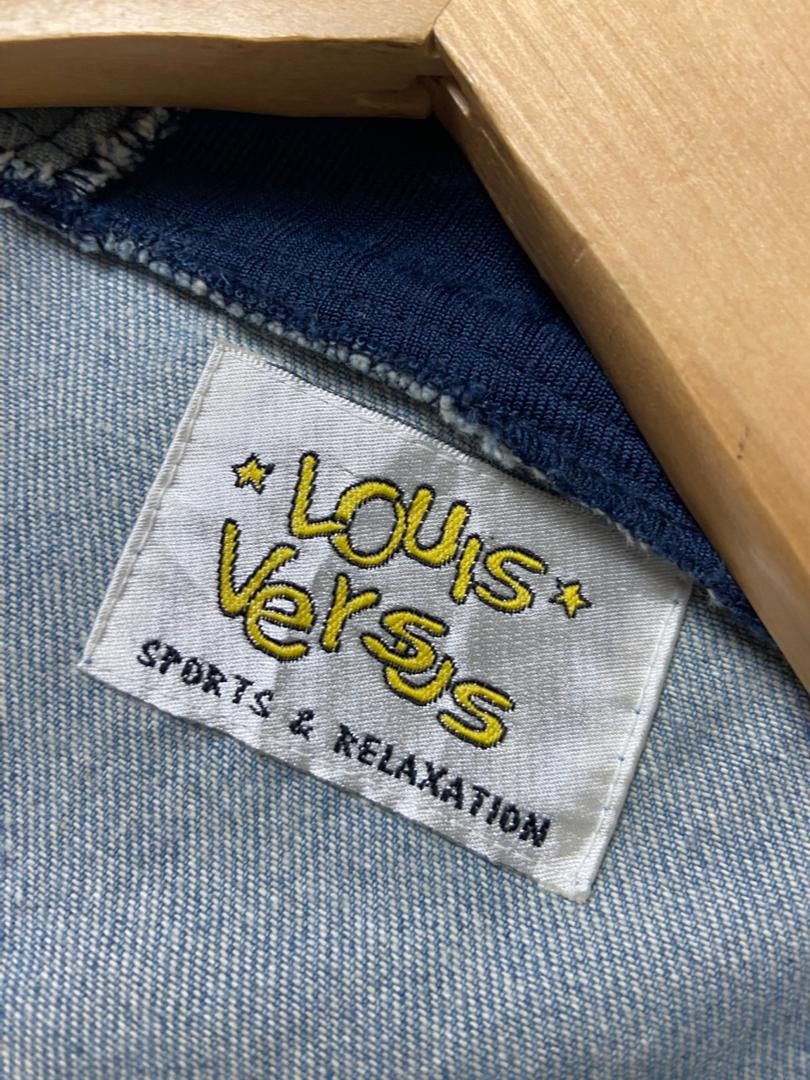 Japanese Brand Louis Versus Embroidery Velvet & Jeans Jacket (204) Size US M / EU 48-50 / 2 - 3 Thumbnail