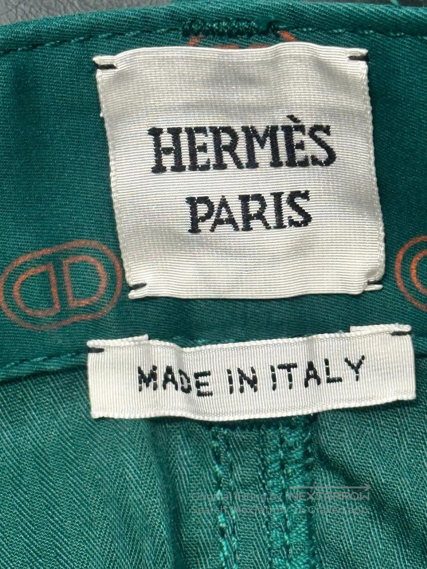 Hermes Hermes Green Denim Mini Skirt. Size US 36 / EU 52 - 6 Thumbnail