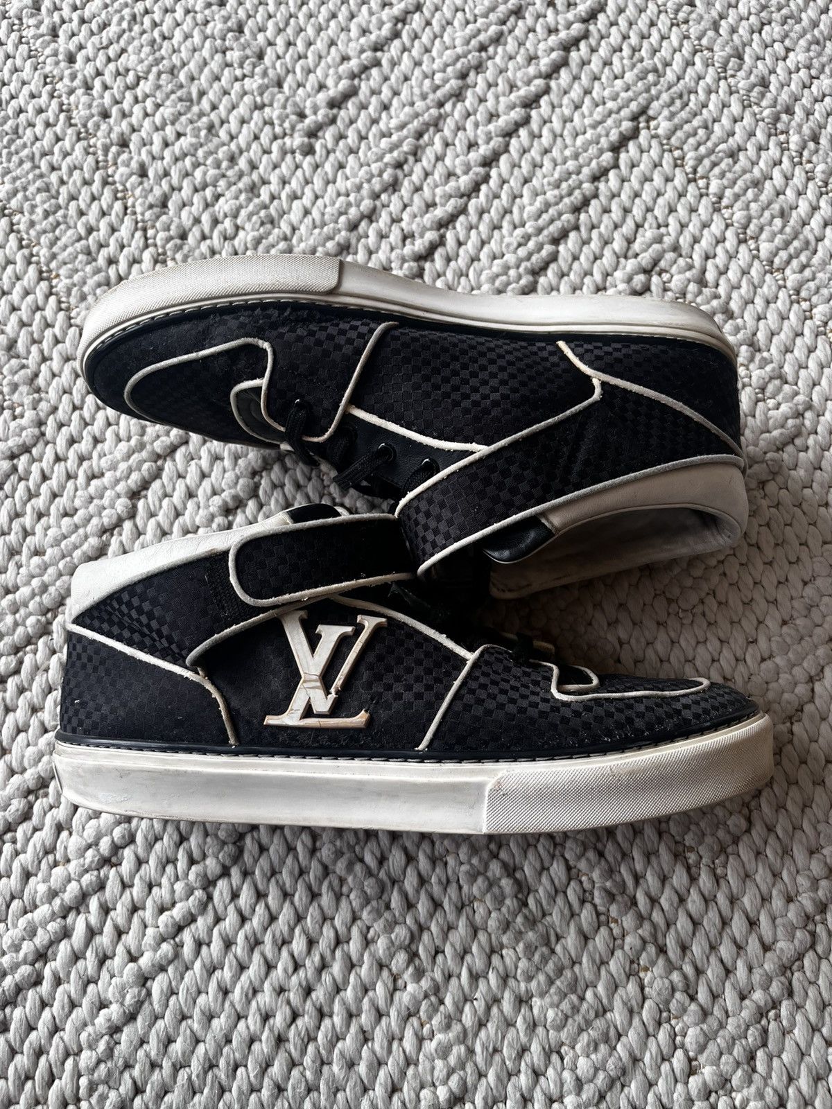 Louis Vuitton Louis Vuitton SS11 checkered acapulco mens sneakers Size US 9.5 / EU 42-43 - 4 Thumbnail