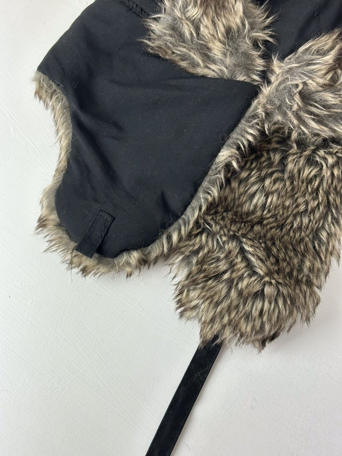Vintage Ushanka Trapper Hat Furry Mohair Fuzzy Fur Hat Y2K Size ONE SIZE - 3 Thumbnail