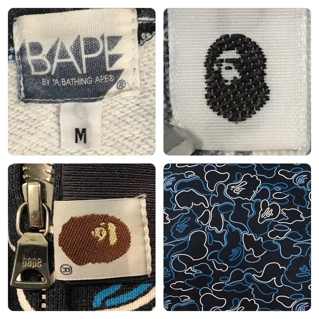 Bape BAPE Neon camo full zip hoodie navy a bathing ape NIGO Size US M / EU 48-50 / 2 - 7 Thumbnail