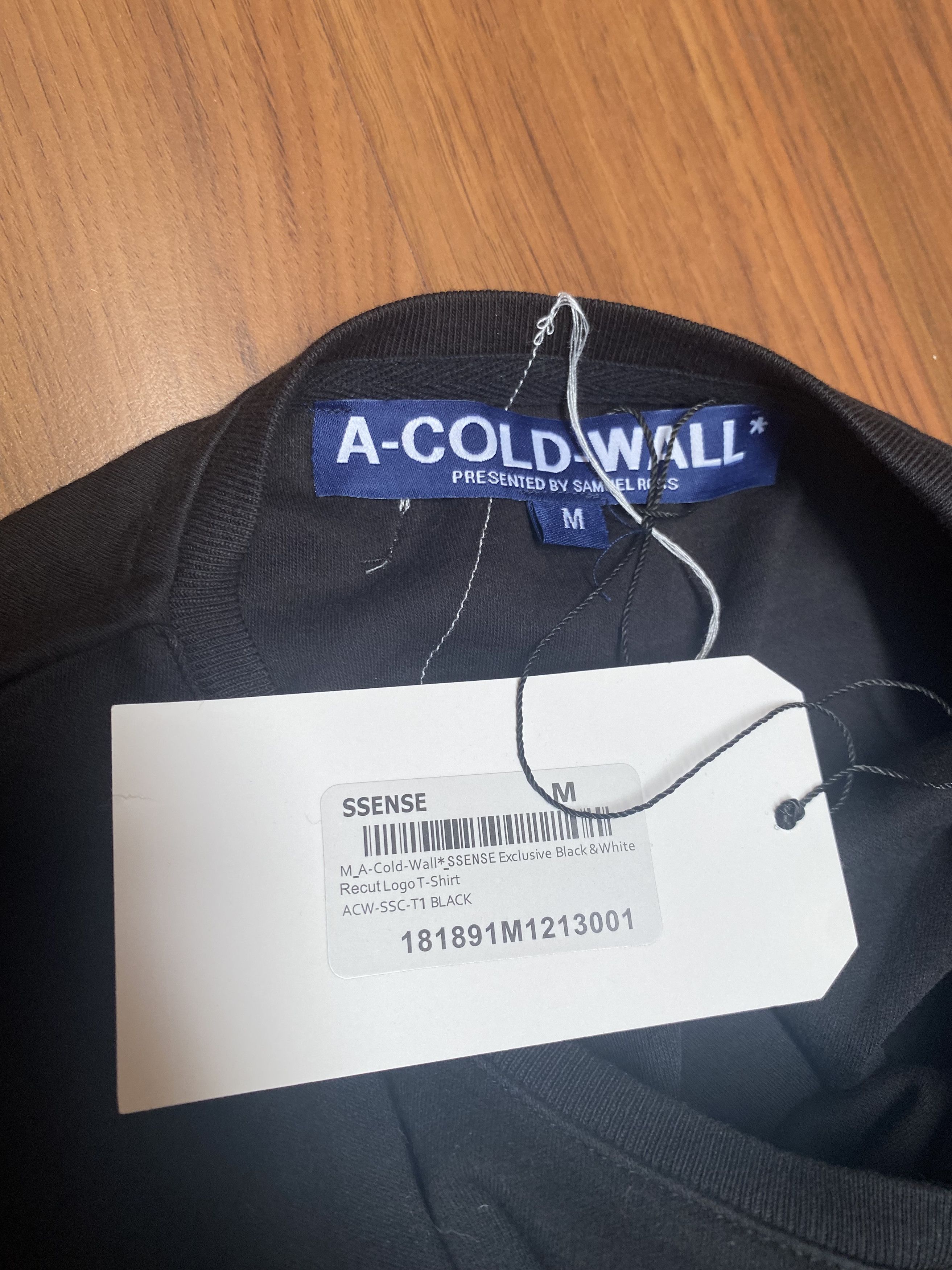 A-COLD-WALL* A Cold Wall Recut Logo Tee BNWT Size US M / EU 48-50 / 2 - 16 Thumbnail