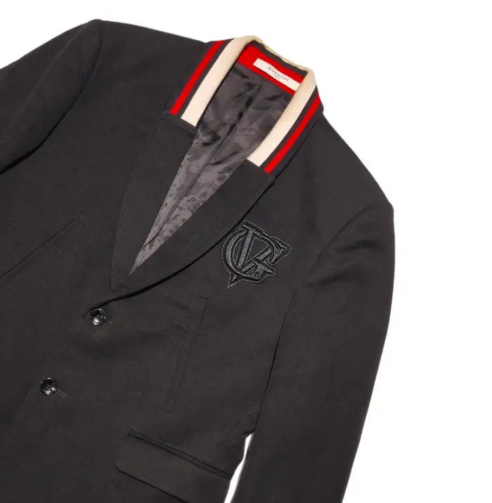 Givenchy GIVENCHY CONTRAST TRIM FELPA HYBRID JACKET Size 50L - 2 Thumbnail