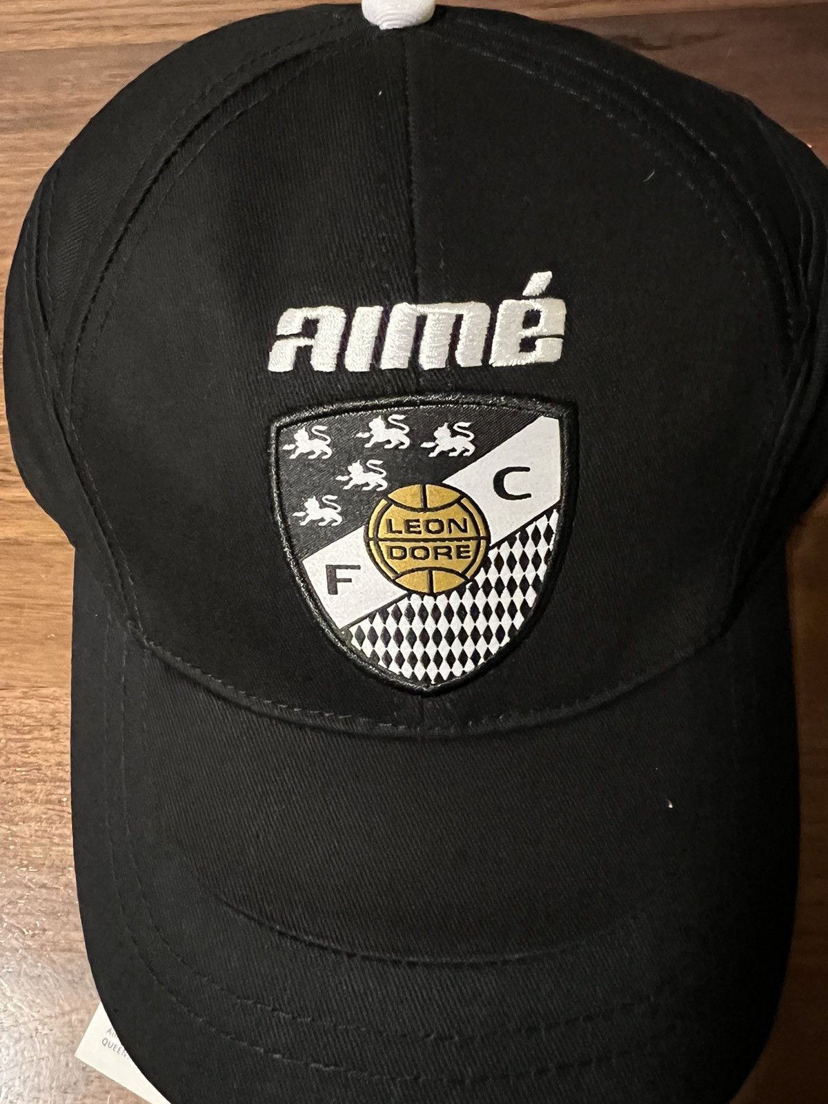 Aime Leon Dore Aime Leon Dore ALD Team Leon Soccer Hat Cap Black SnapBack Size ONE SIZE - 2 Thumbnail