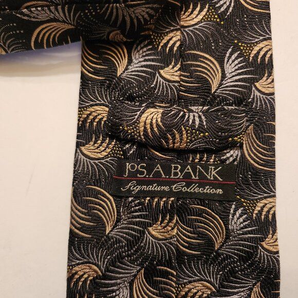 Jos. A. Bank jos.a.bank signature collection men's new silk tie 4" X 59" Size ONE SIZE - 2 Thumbnail