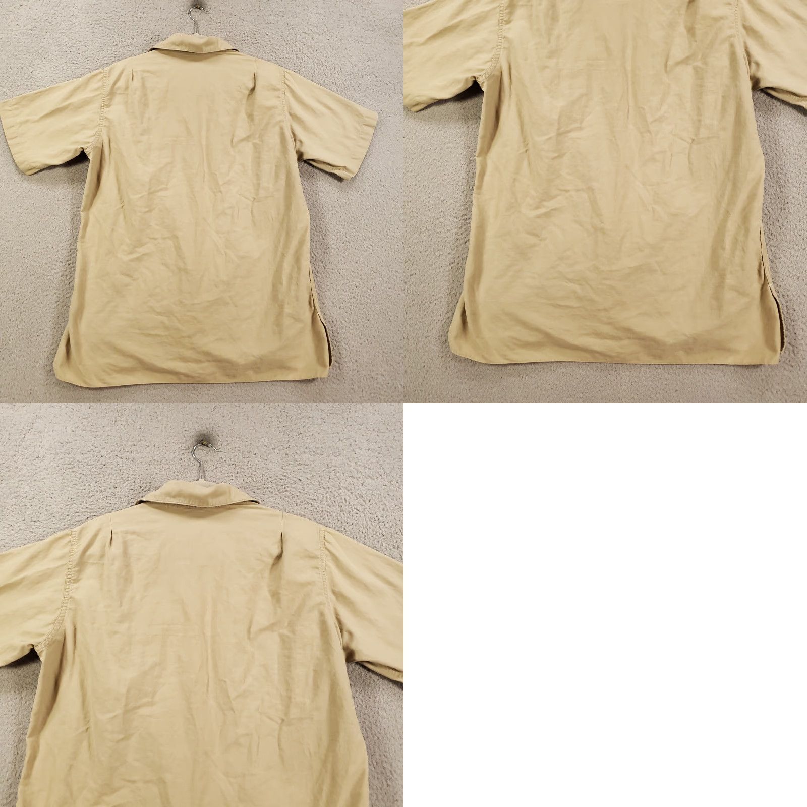 Asket VINTAGE Creighton Shirt Mens L Button-Up Army Military Tan Brown Pockets All Seasons Casual Workwear Counterpart: Button-Up Shirt Size US L / EU 52-54 / 3 - 8 Thumbnail