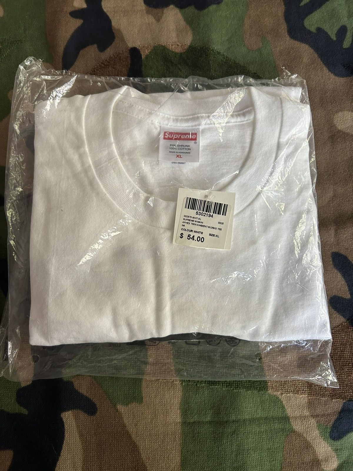 Supreme Supreme Aphex Twin Ambient Works Tee White XL SS25 Size US XL / EU 56 / 4 - 5 Thumbnail