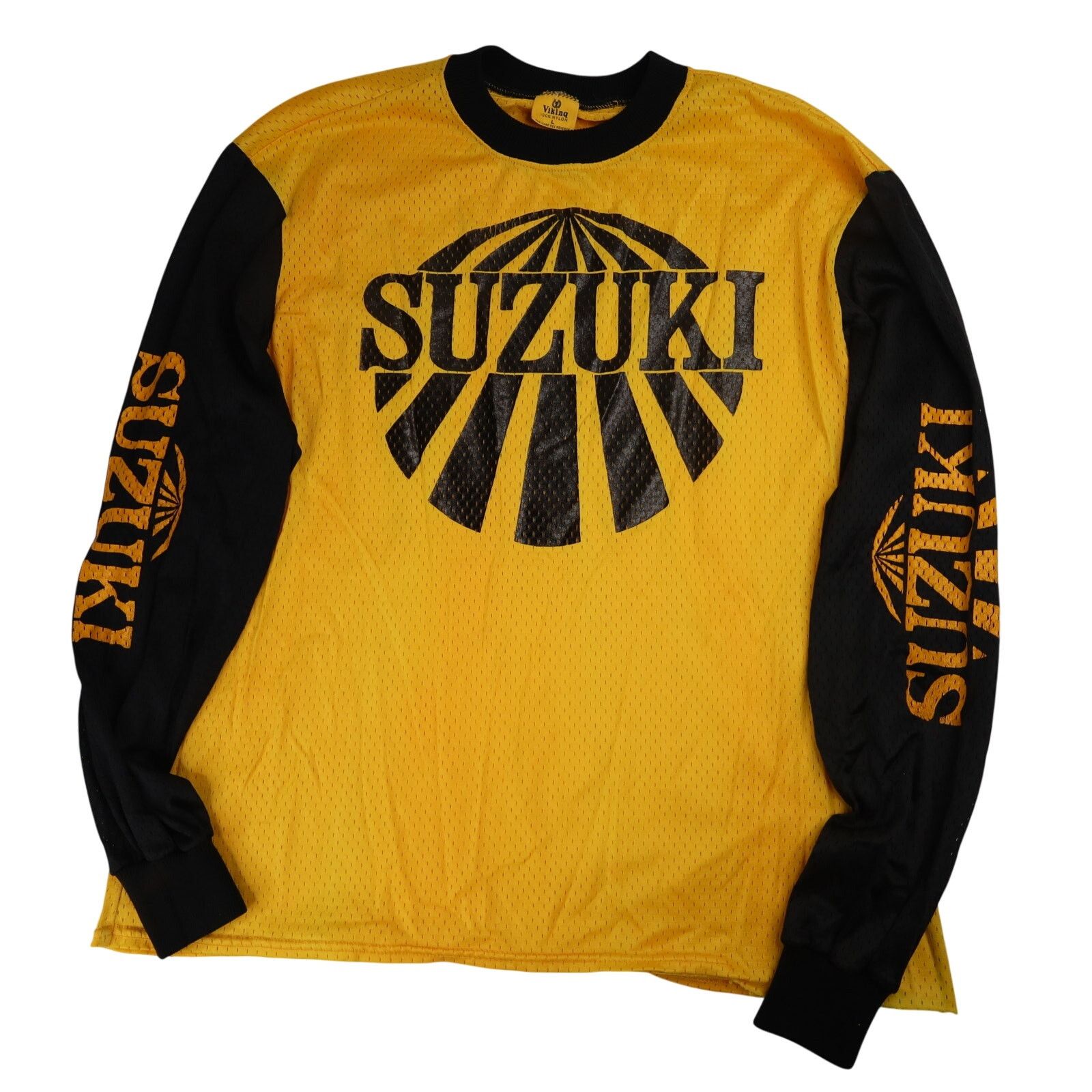 Vintage True Vintage 70s Viking Suzuki Motocross Dirt Bike Jersey Size US L / EU 52-54 / 3 - 1 Thumbnail